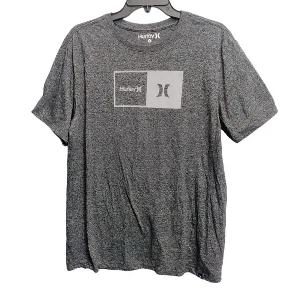 Product image for Hurley Gray Large Tee T- Shirt
