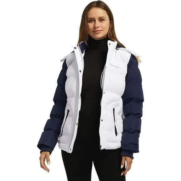 Product image for Women's Hooded Winter Coat Thicken Quilted Puffer Jacket Warm Parka