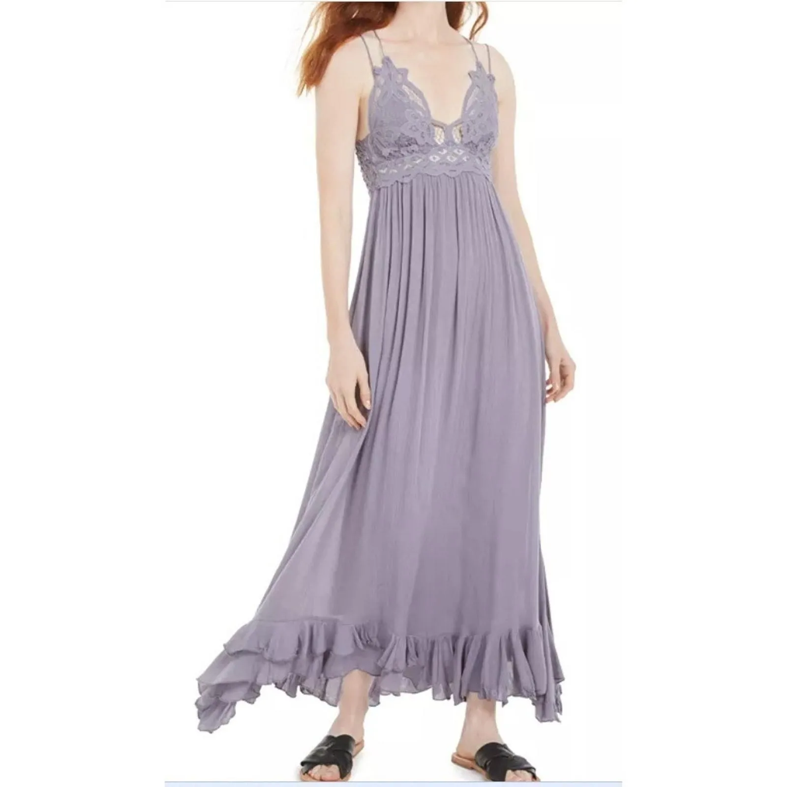 knee length dresses for ladies Free People Adella Dress Rose XS/S main image 0