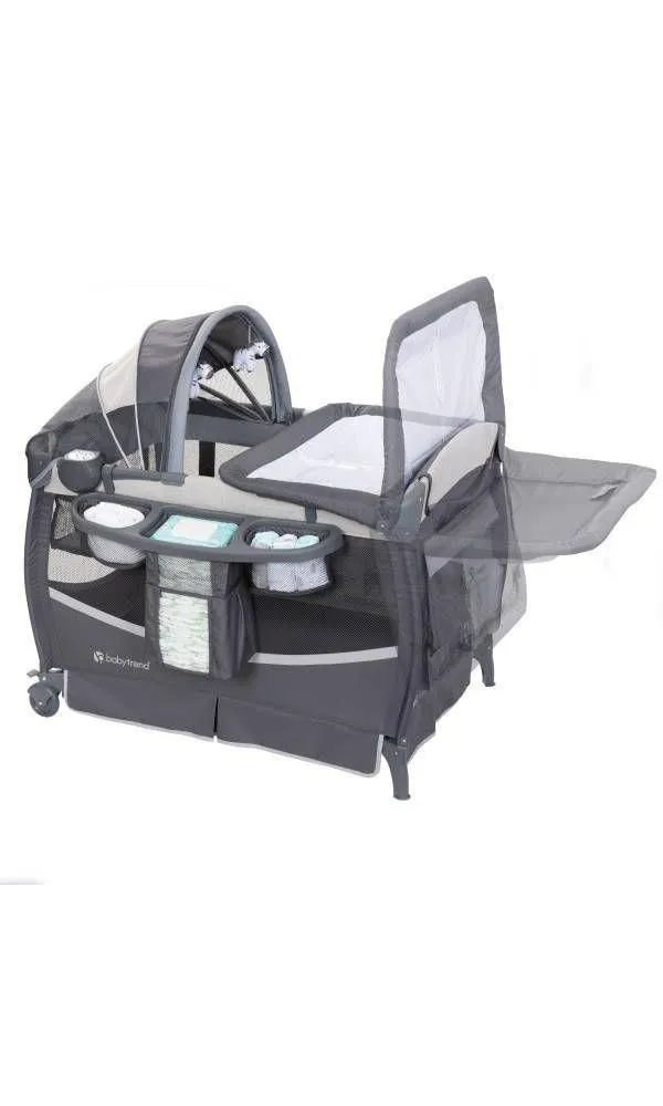Open-box - Baby Trend Deluxe Nursery Center Misty Gray Full Bassinet  Changing Table Locking  Whatnot: Shop, Sell, Connect
