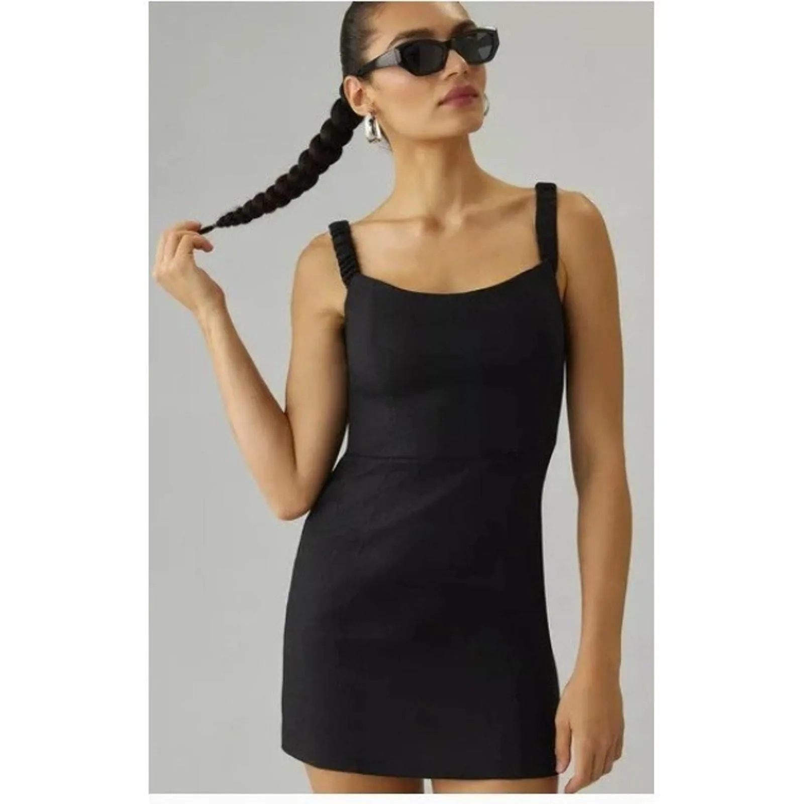 mini womens linen dress Devon Strapless Linen Bodycon Mini Dress • Shop American Threads Women's Trendy Online Boutique Hot Pink / S main image 1