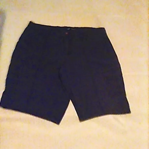 Product image for Lee Mid Rise Fit Cargo Shorts Navy Women's Size 8 M  Light Fade