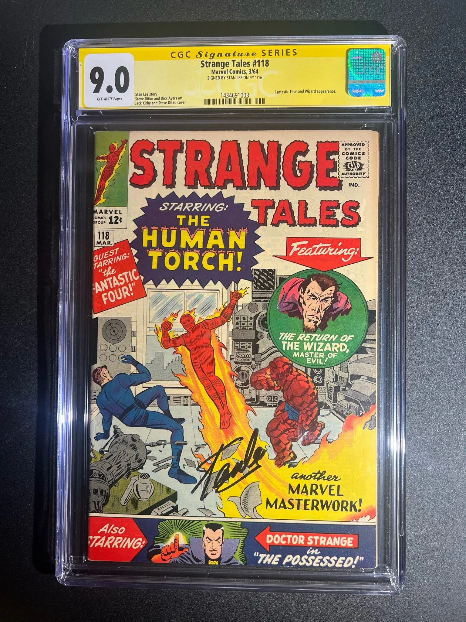 Strange Tales #118 CGC 9.0 Signed By STAN LEE · Whatnot: Shop