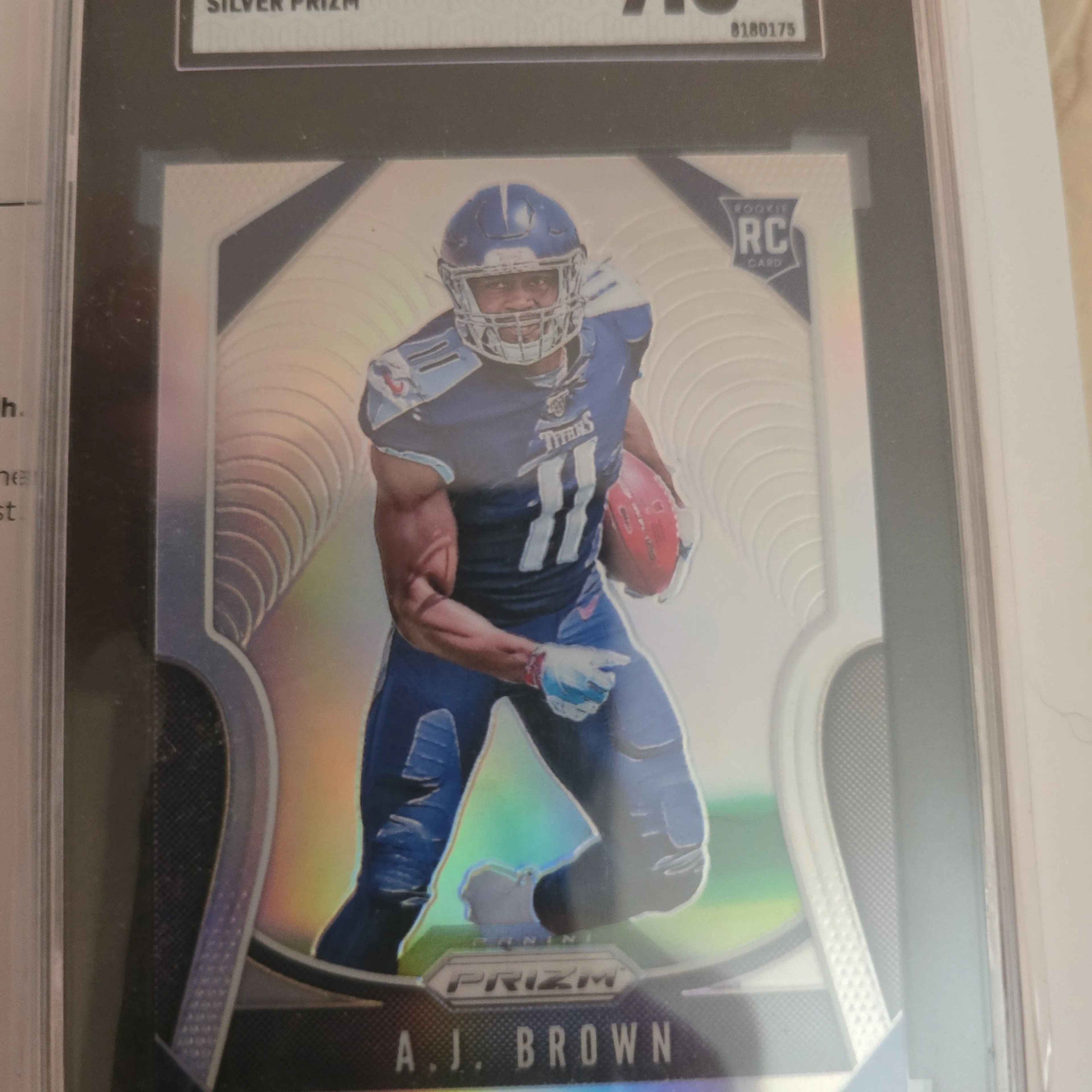 Panini buying A.J. Brown Rookie Card SGC 10