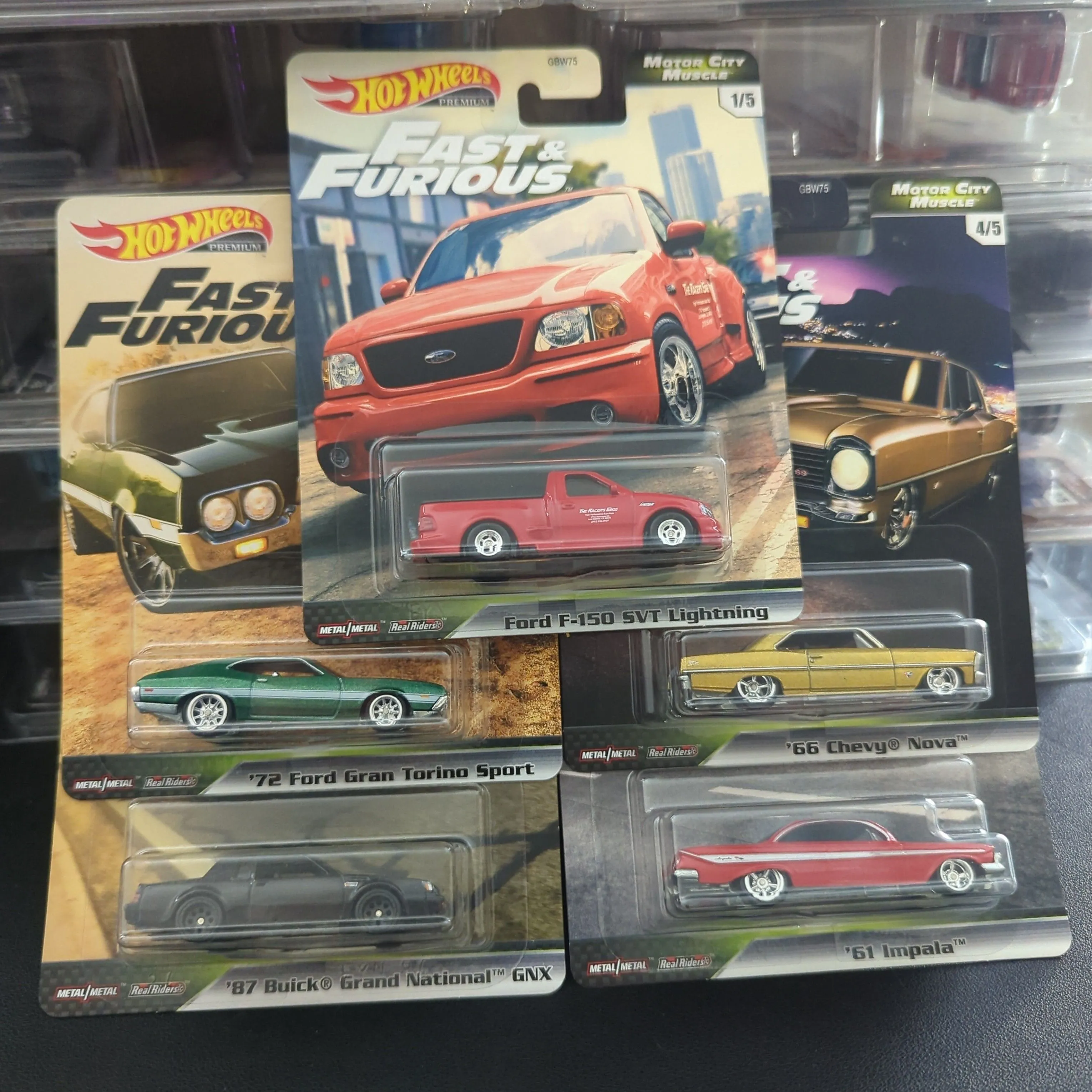 HotWheels MOTOR CITY MUSCLE 4種セット - メルカリ
