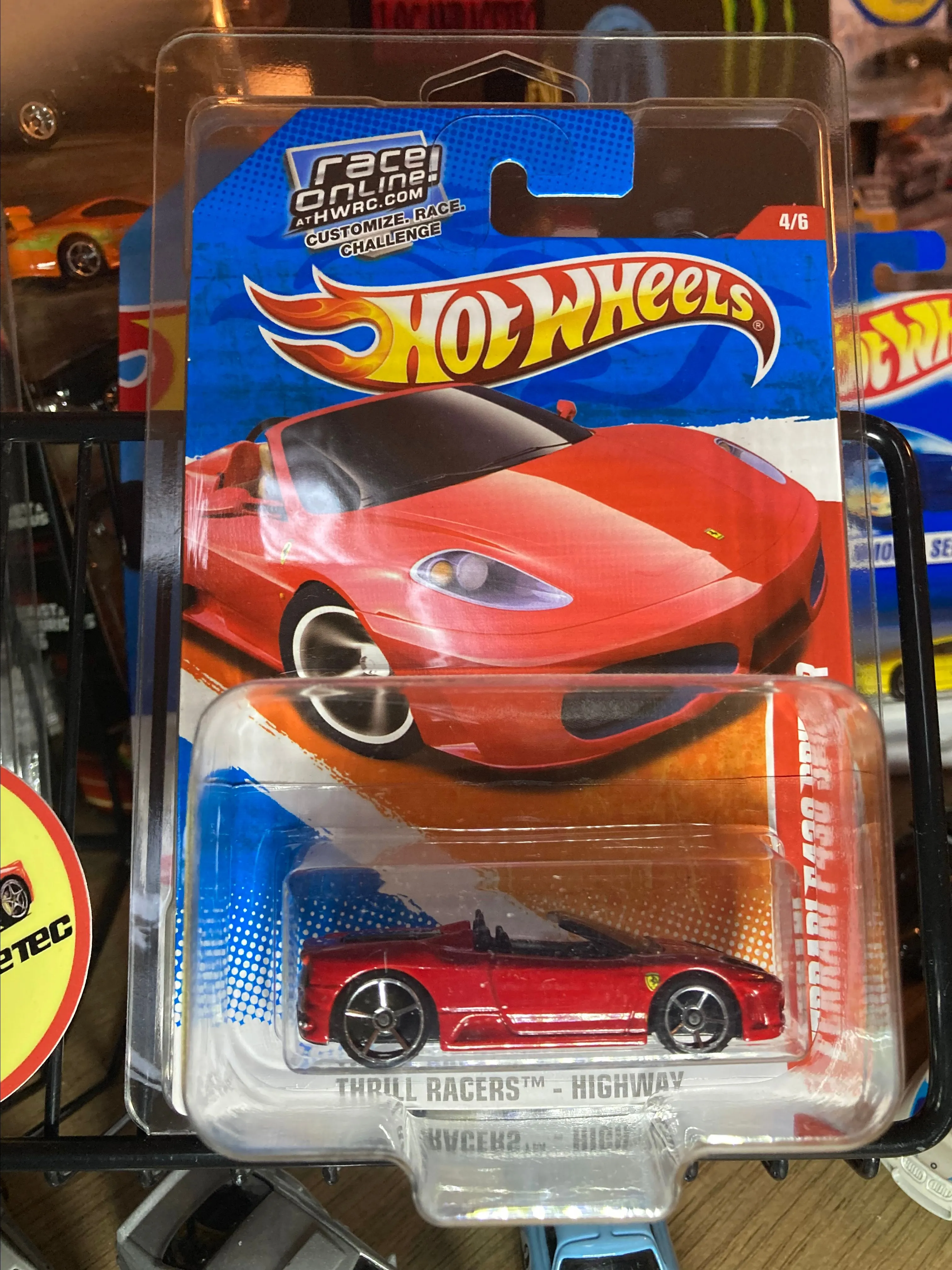 Hot Wheels Ferrari Racer F430 SPIDER Black Excellent