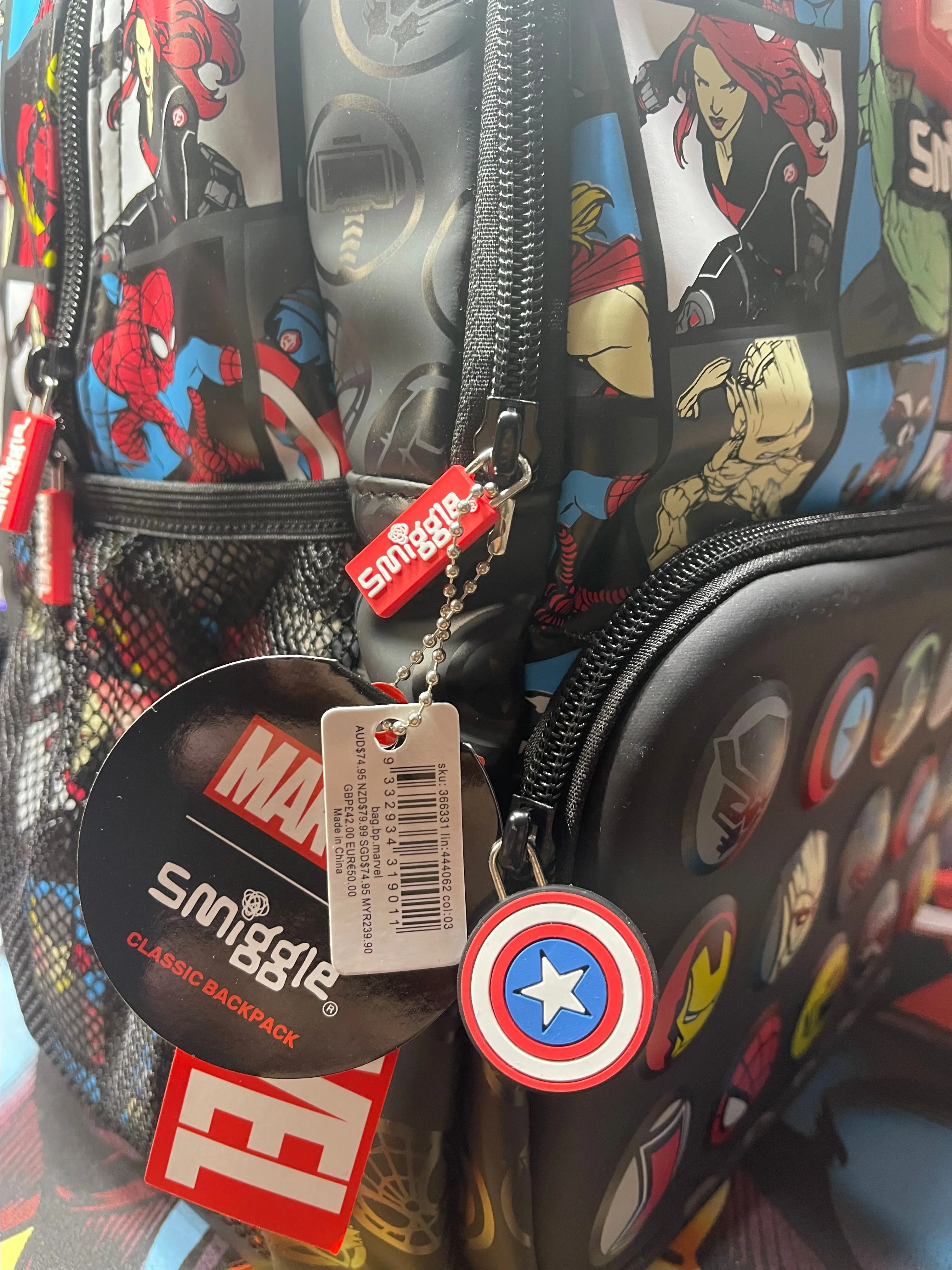 Marvel comforting Gap backpack