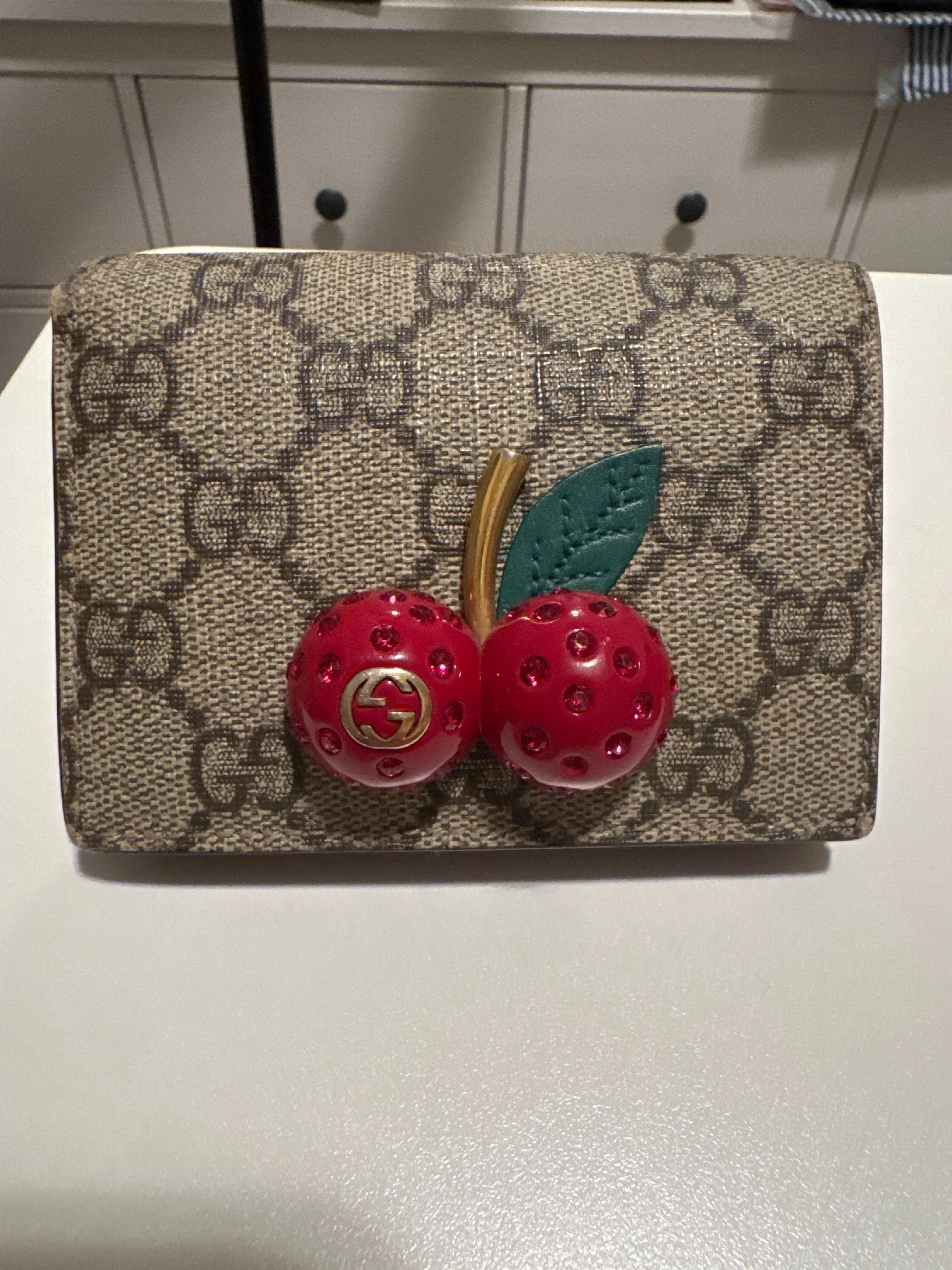 Gucci Cherry Bi-fold wallet · Whatnot: Shop, Sell, Connect