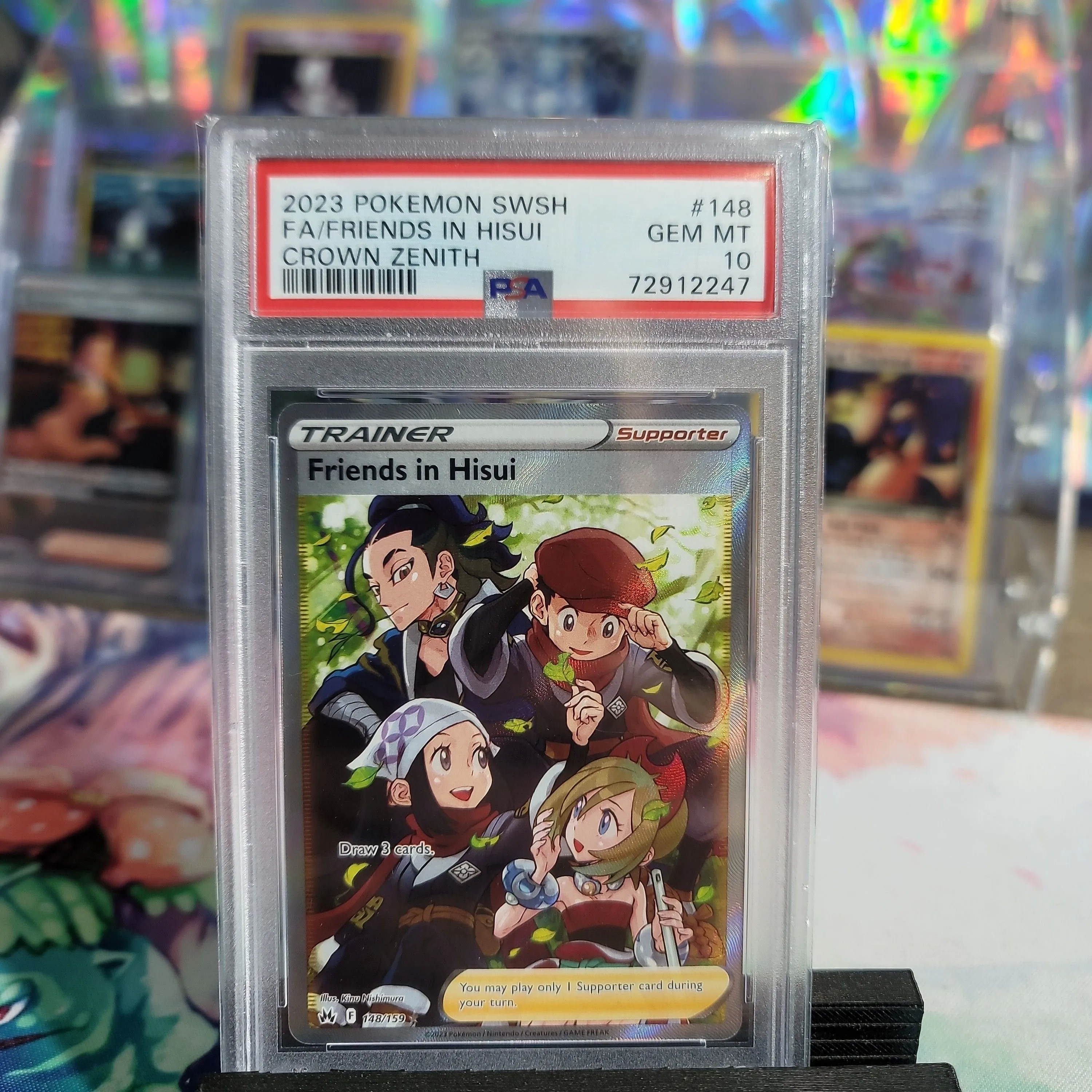 2023 Pokémon Friends in Hisui Crown Zenith Full Art on sale - 148/159