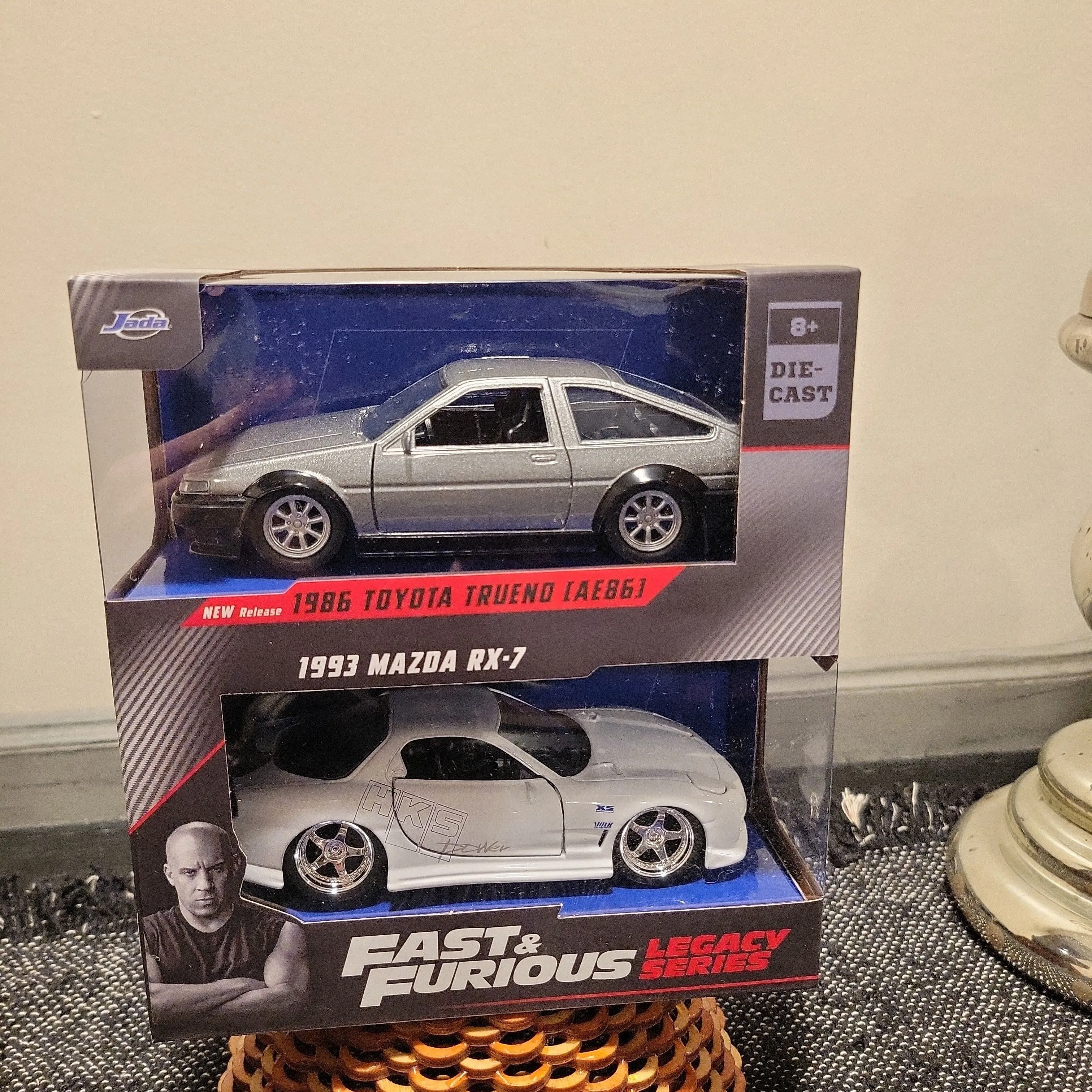 Jada 1:32 Fast & Furious 2 Pack 1986 Toyota AE86 Mazda RX-7