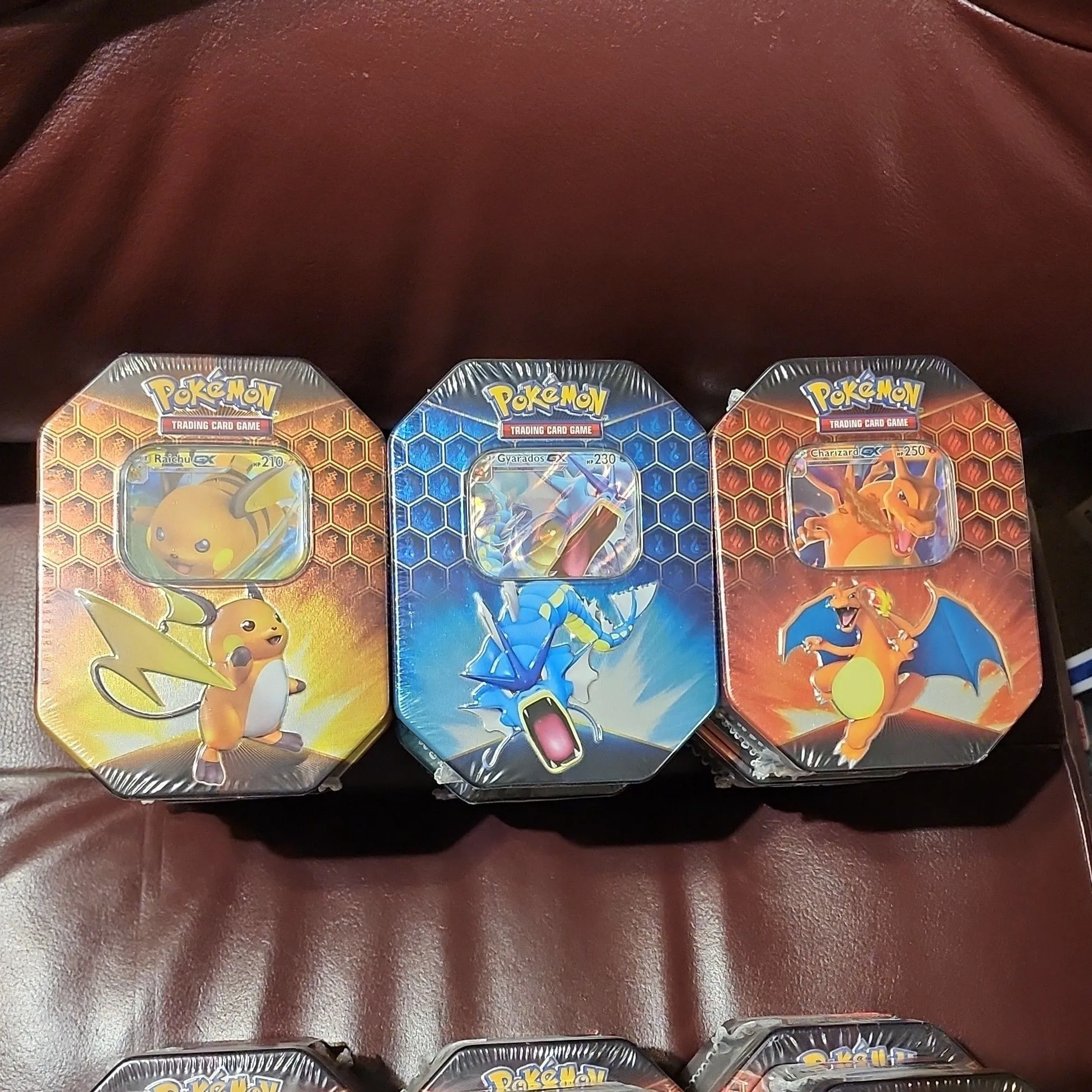 Pokemon Hidden Fates 2024 Tin Set of 3