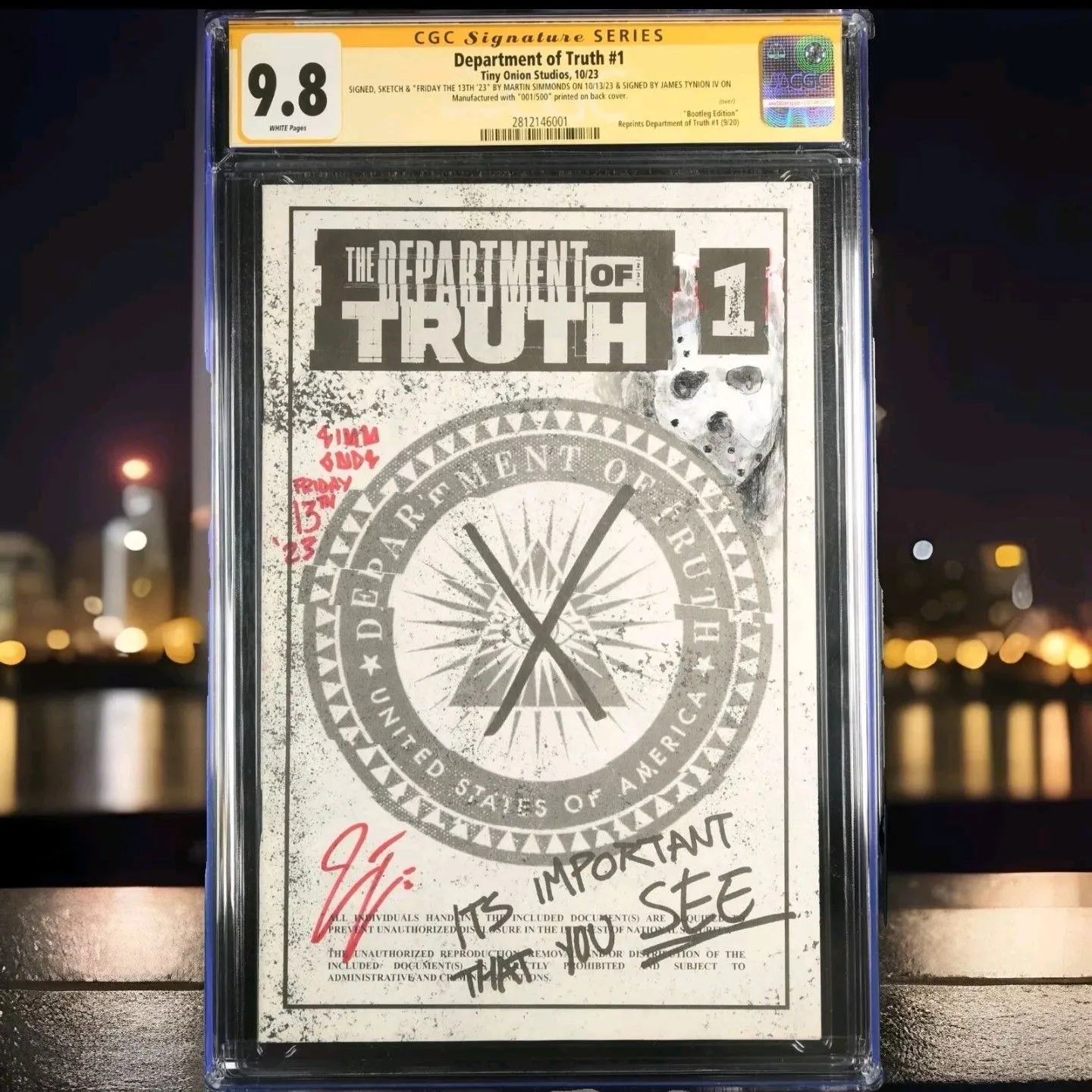 Department 2024 of Truth #1 CGC 9.8