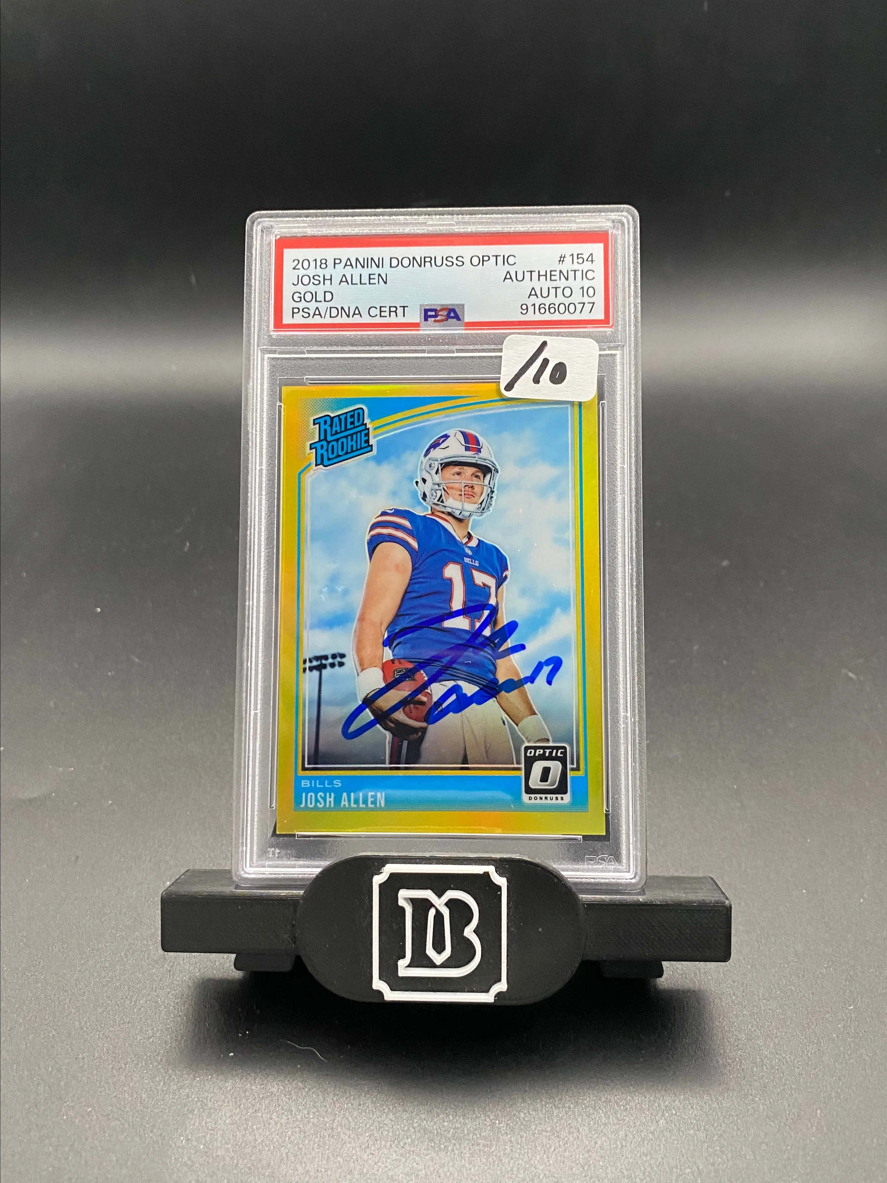 Josh Allen Donruss Rated offers Rookie PSA 10