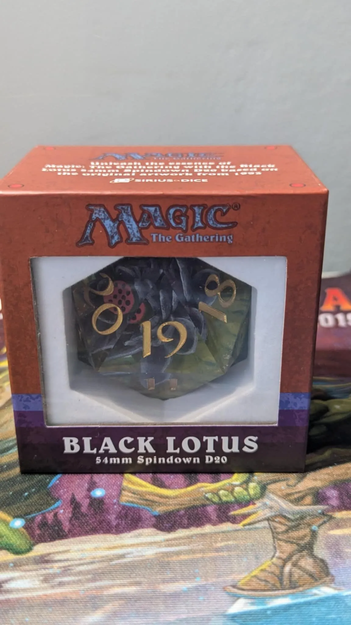 Magic: The Gathering Black Lotus Spindown 54mm D20 Dice Set Magic