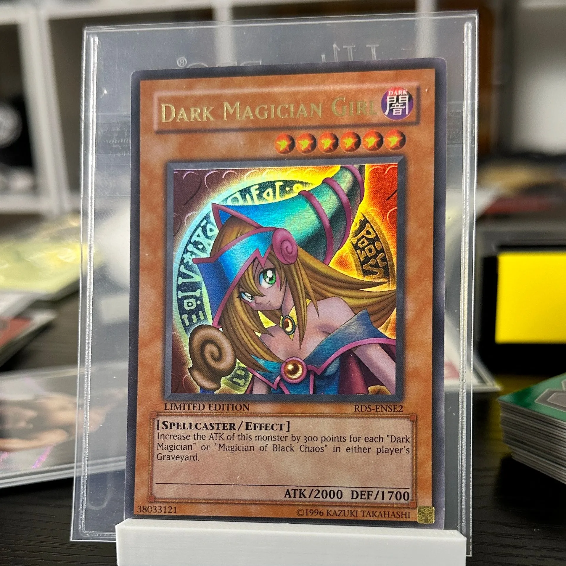 Yugioh Dark Magician Limited store Edition 1996