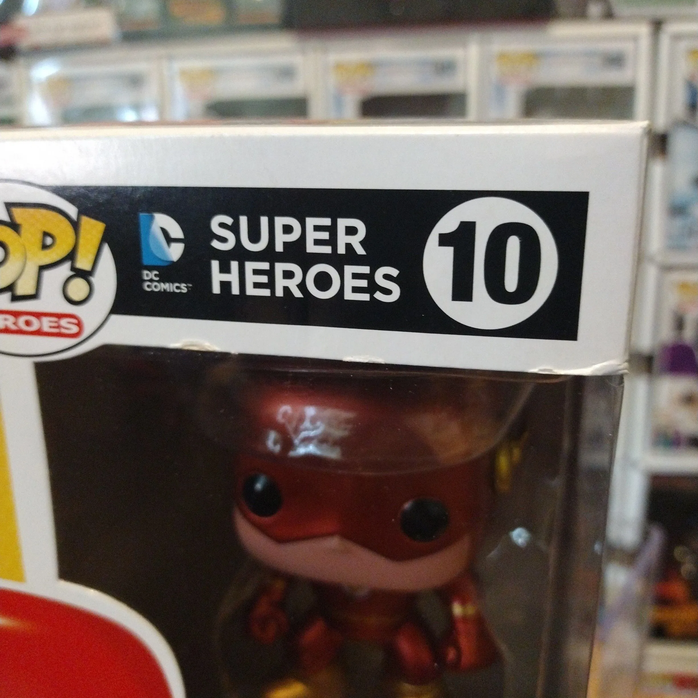 Funko Pop The Flash Metallic CHASE fashion Dc Heroes