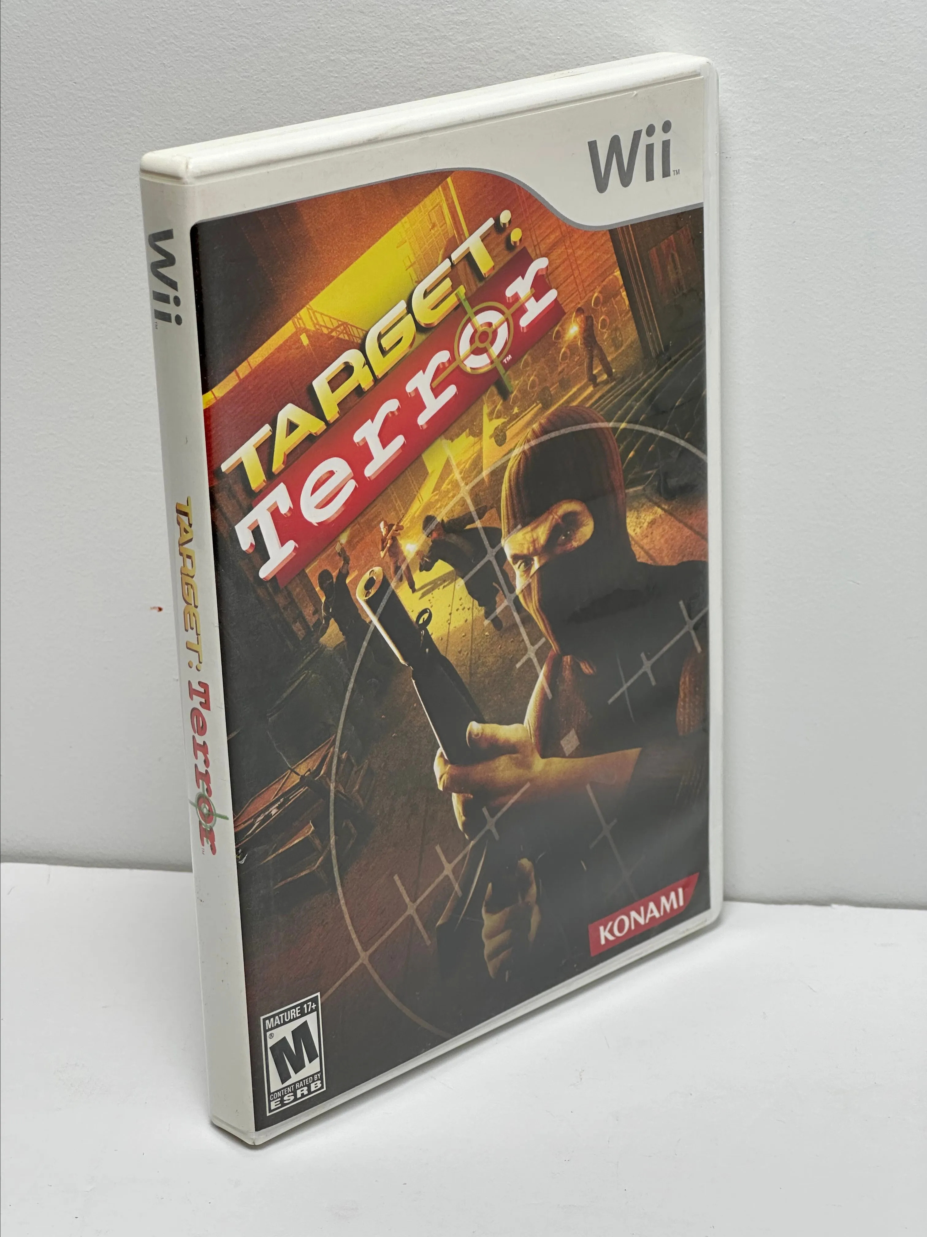 Target: Terror (Nintendo Wii) CIB COMPLETE w Manual Tested Fast good Ship