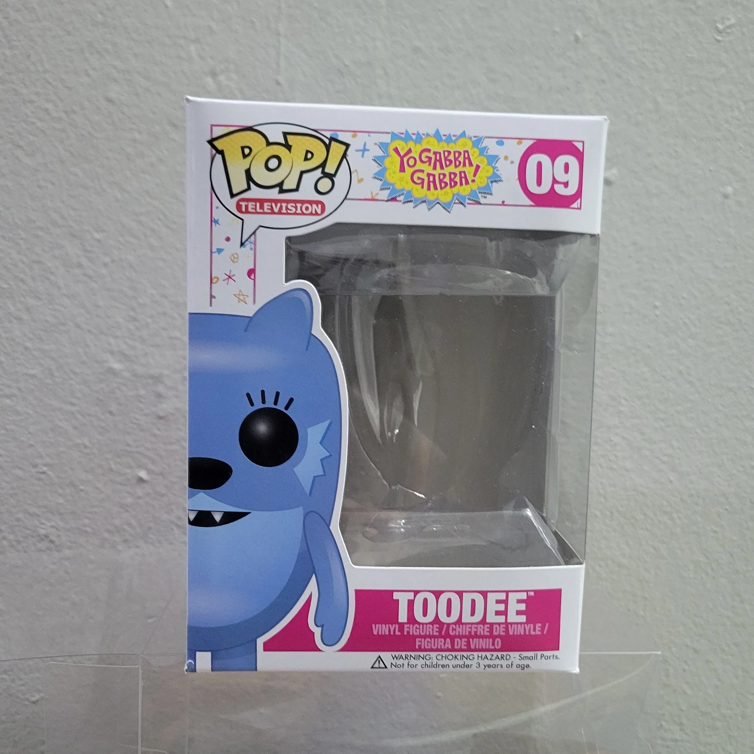 Toodee Funko Pop #09 - Yo Gabba Gabba (Vaulted) RARE (BOX ONLY