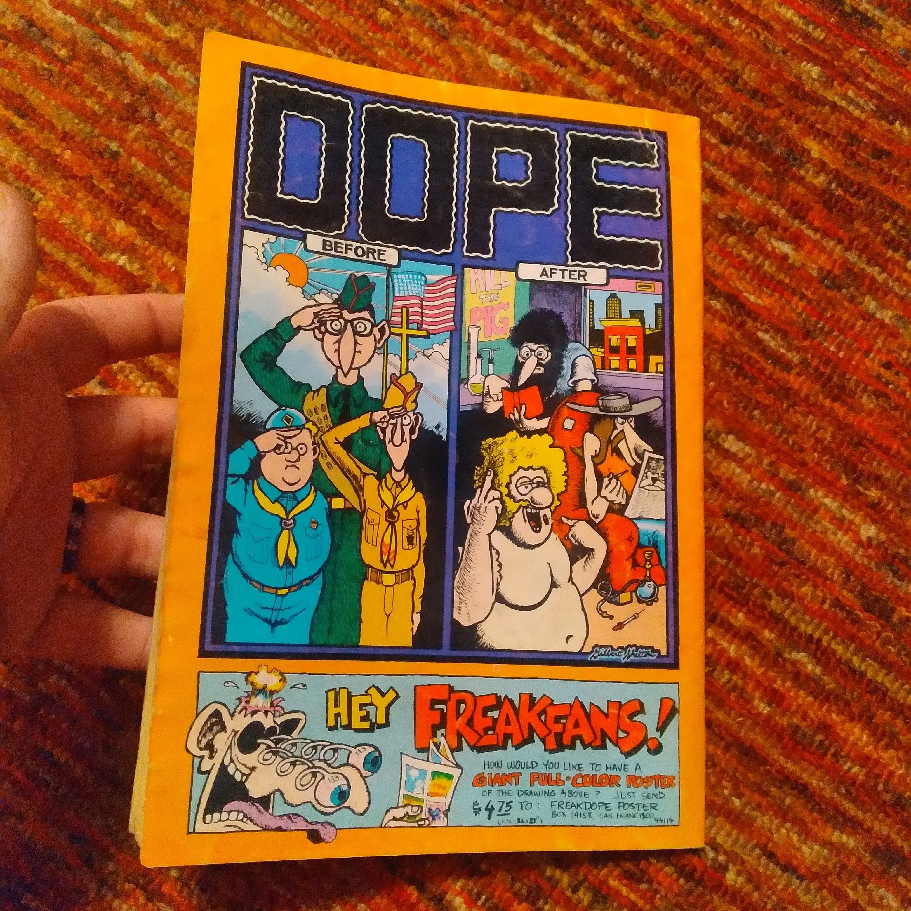 その他 FABULOUS FURRY FREAK BROTHERS #1 The Fabulous Furry Freak Brothers #1 Comic Book Rip Off