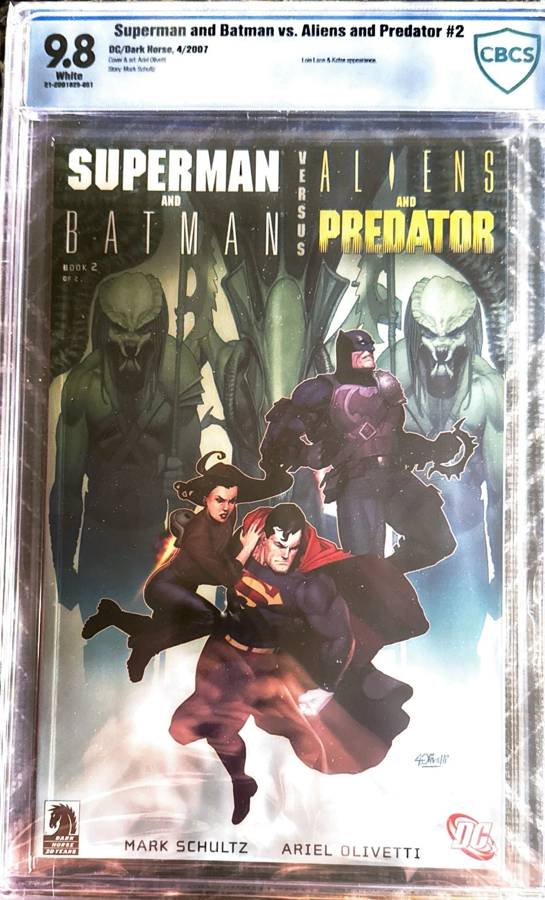 Superman and Batman vs. Aliens and Predator #1 & #2 · Whatnot