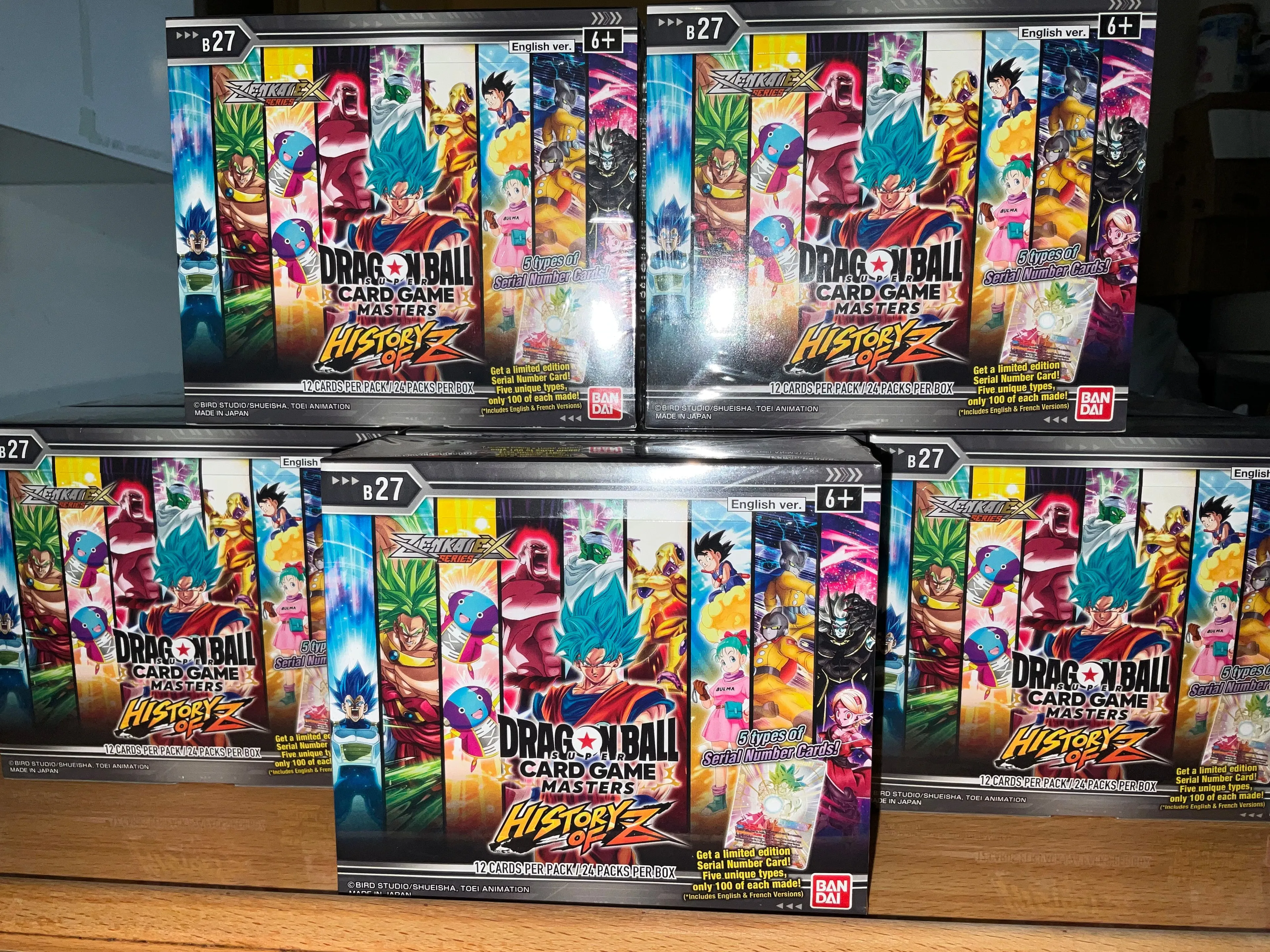 Dragon Ball Super CG - History of Z (DBS-B27) - Sealed Booster Box