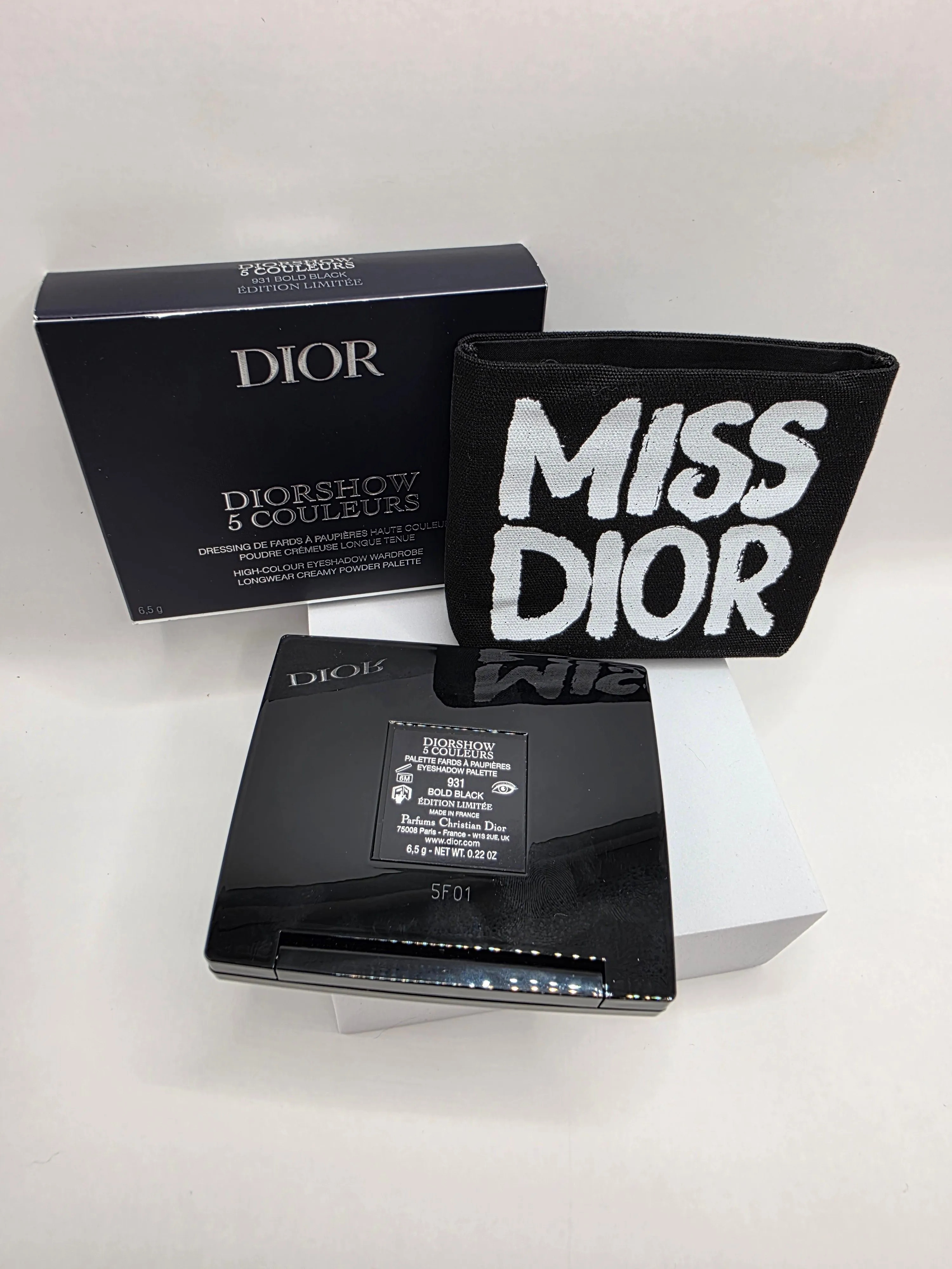 DiorShow 5 Couleurs 931 Bold Black 数量限定 Dior Beauty Drops 5 Couleurs Limited Edition 931 Bold Black