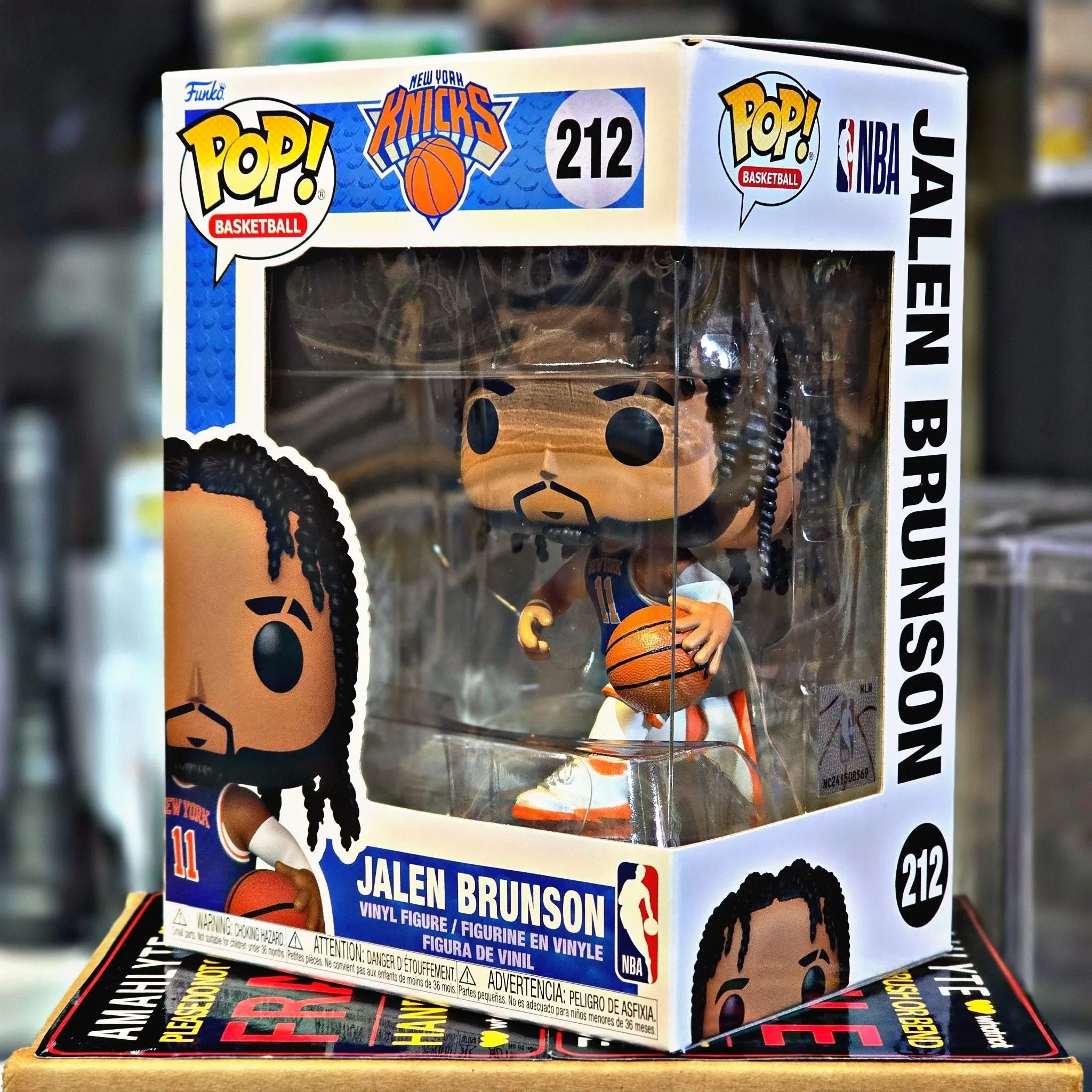 2025 Funko POP!® Basketball🏀JALEN BRUNSON #212🏀Statement Edition