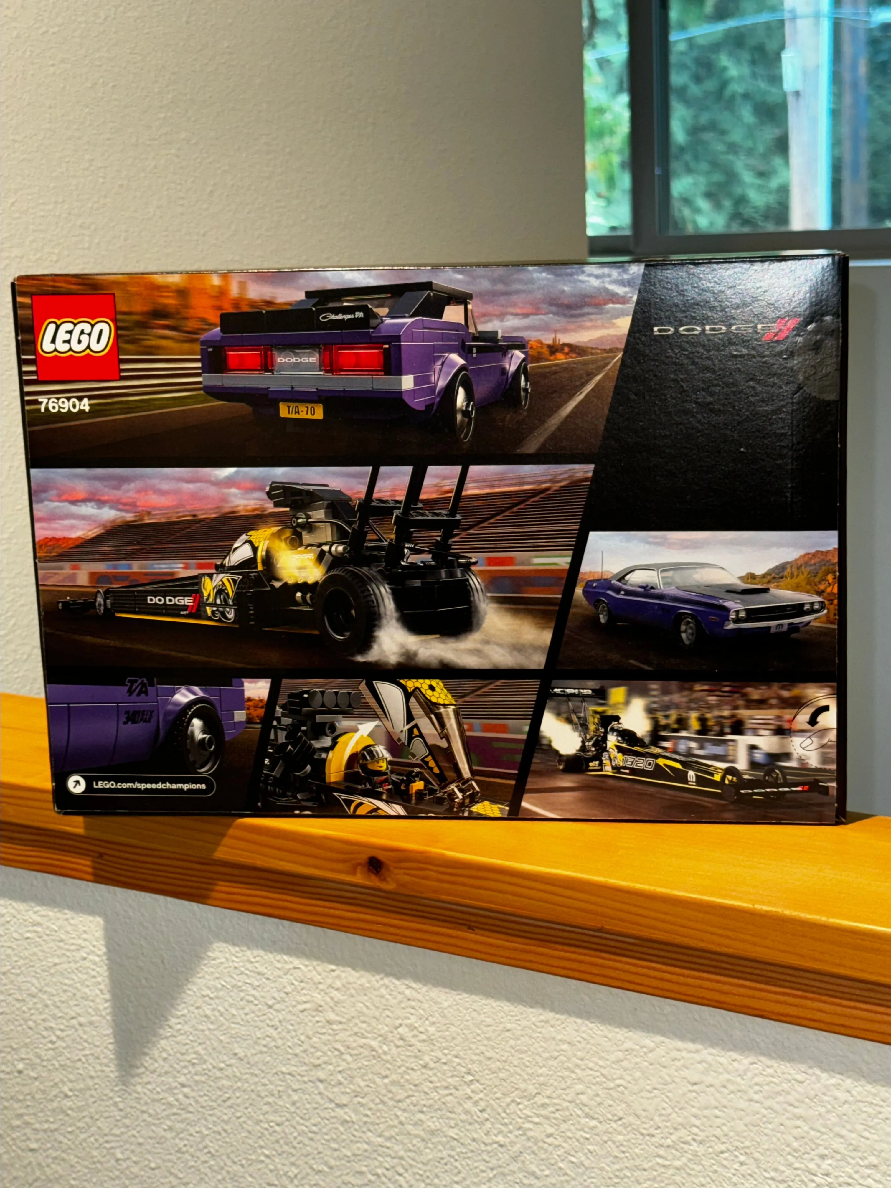 LEGO Speed Champions 76904 Mopar Dodge//SRT Top Fuel Dragster and