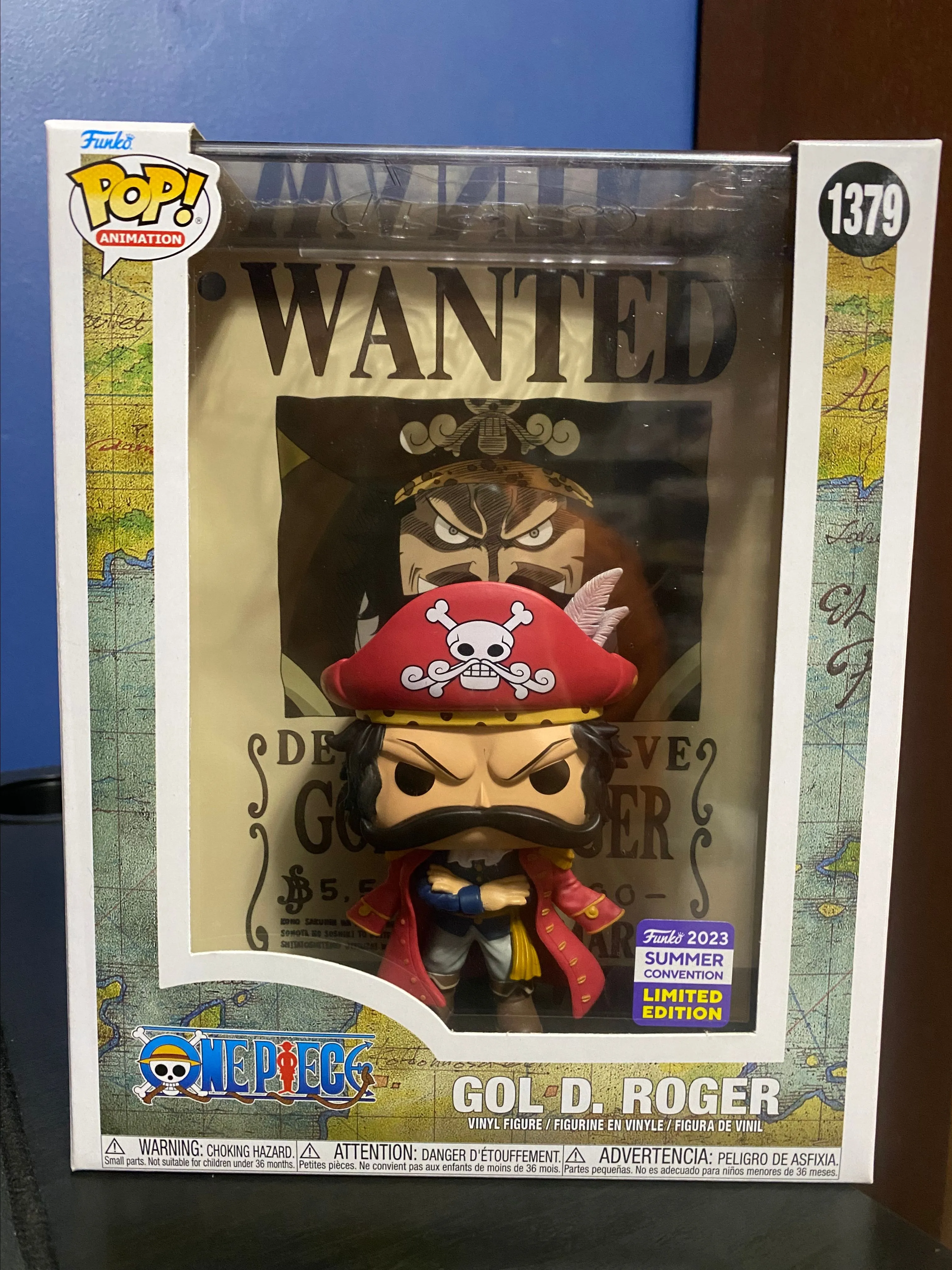 Outlet Gol D. Roger Funko Pop! Wanted Poster ONE PIECE - SHARED Sticker