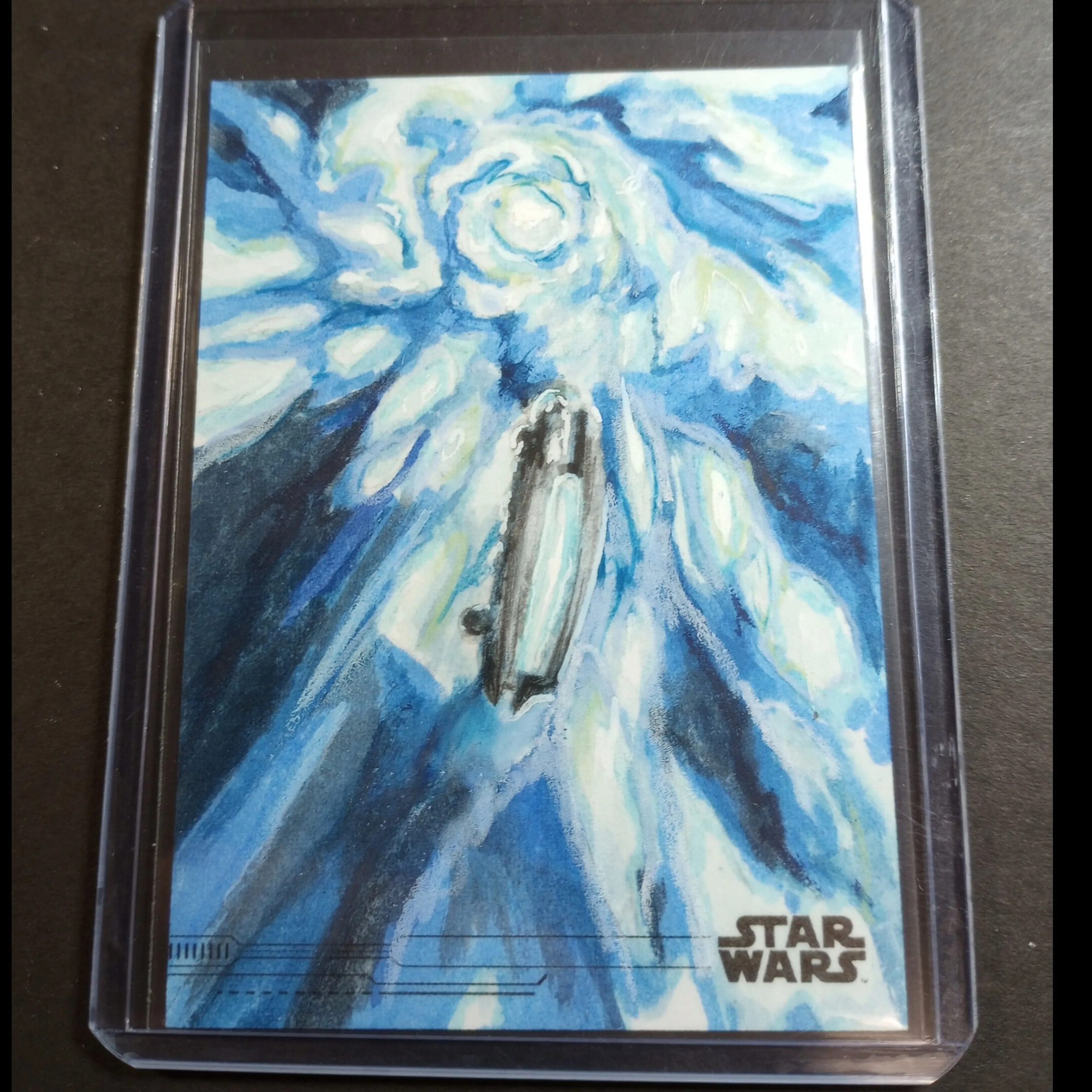 Millennium Falcon - Topps - Star Wars - Sketch Card - Original Art 1/1 -  Rare · Whatnot: Buy, Sell & Go Live