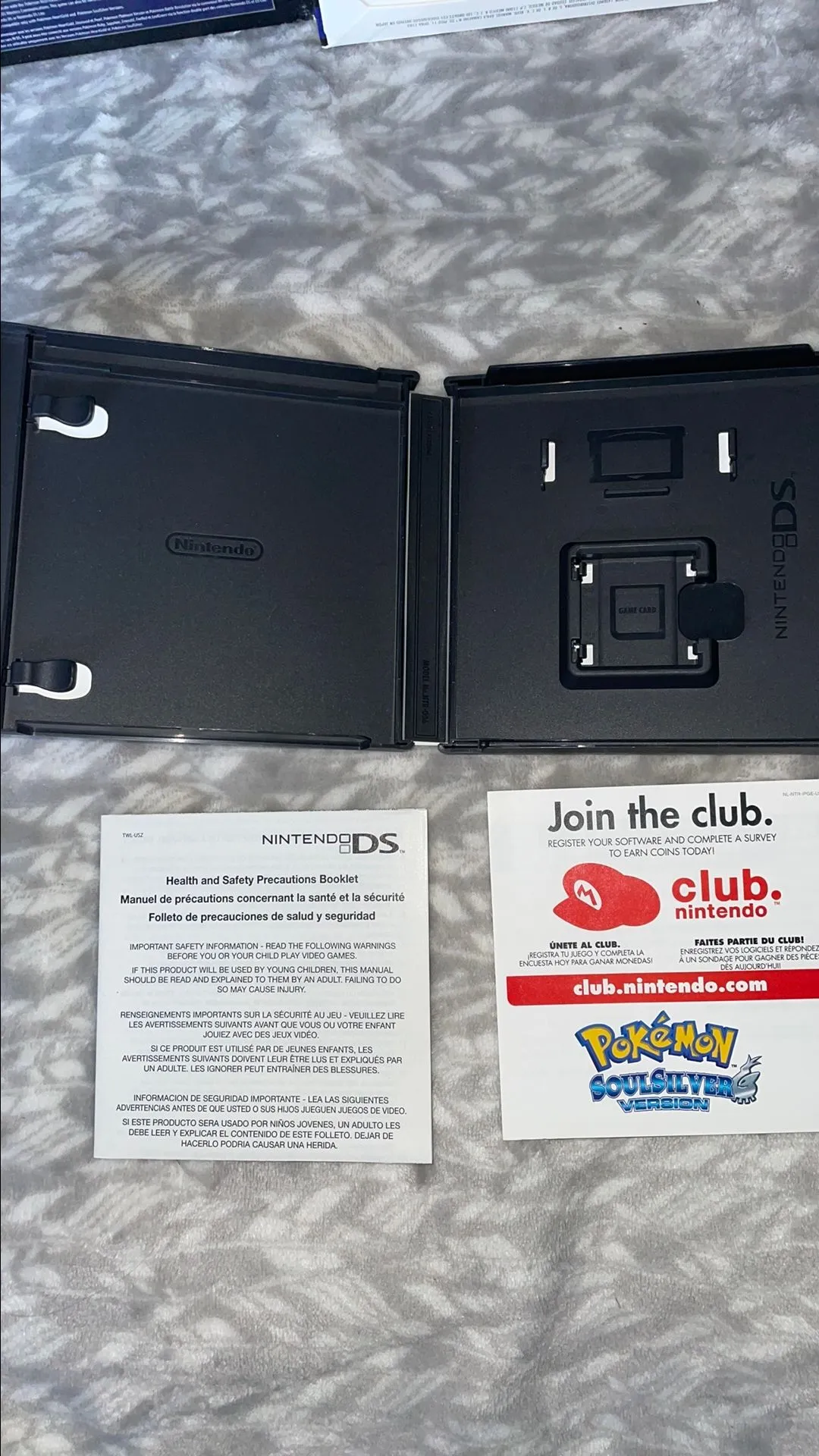 Pokemon SoulSilver Version for Nintendo With case and Manual sold (READ DESCRIPTION)