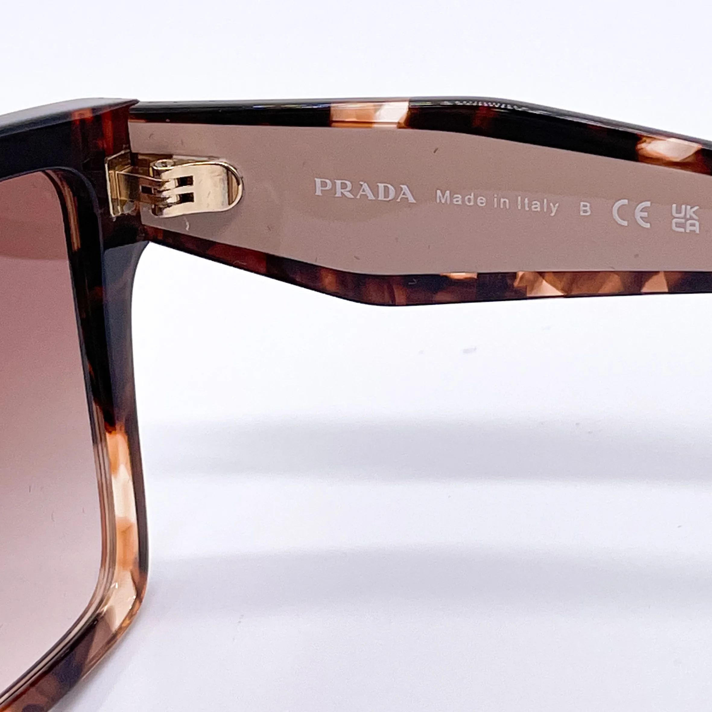 NEW PRADA PR24ZS 07R0A6 WOMEN PR 24ZS HAVANA SUNGLASSES