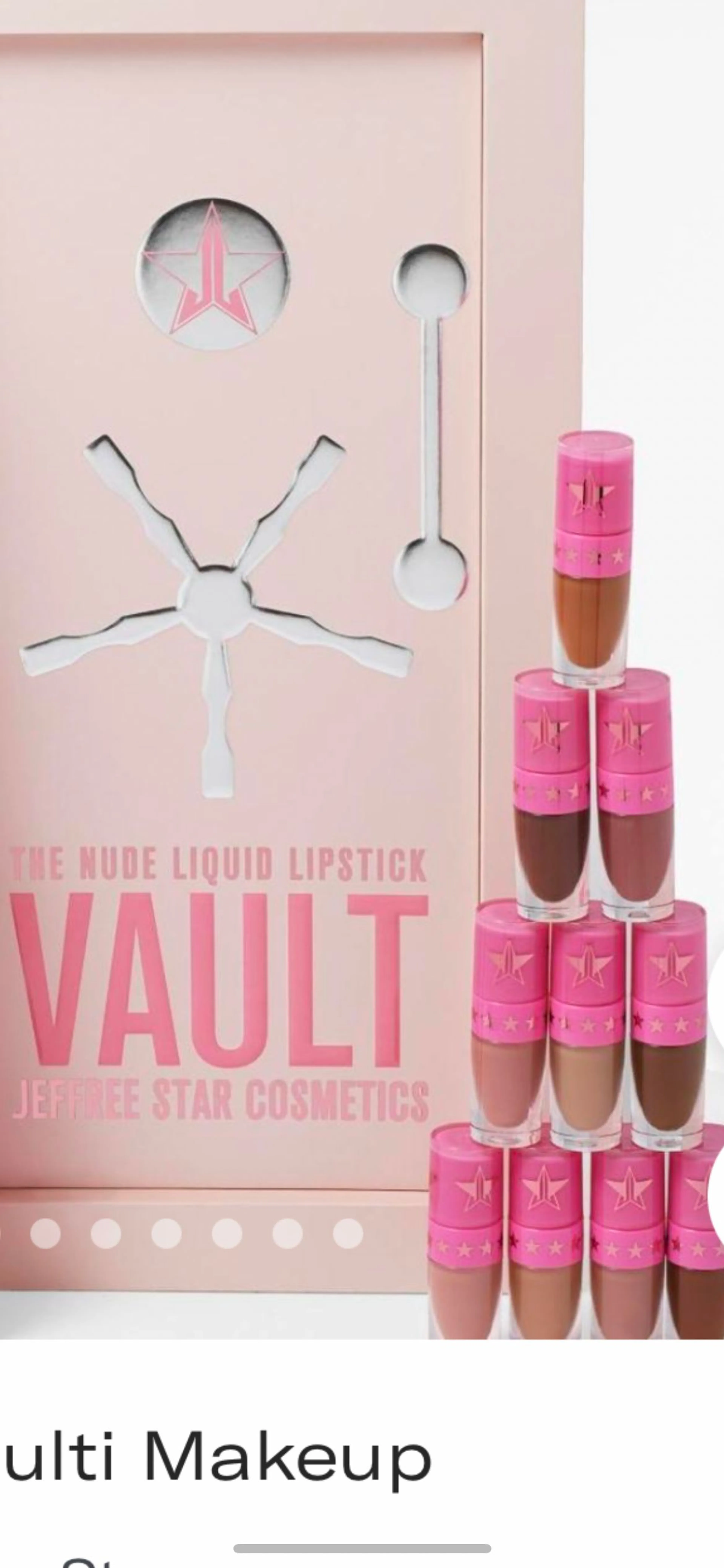 Jeffree purchases Star Vault Nude set