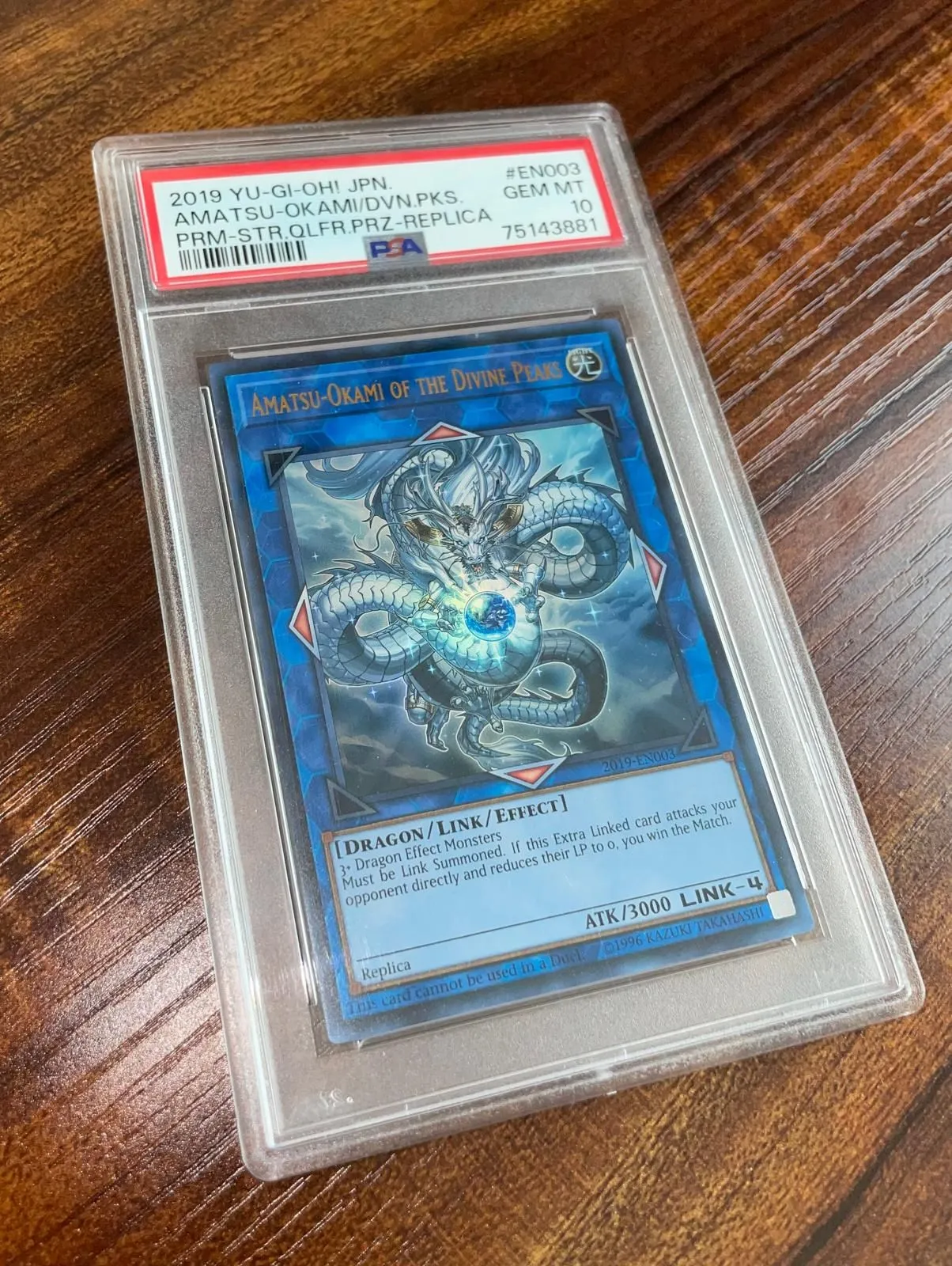 Amatsu-Okami Of The Divine Peaks - 2019-EN003 - PSA 10 Gem Mint