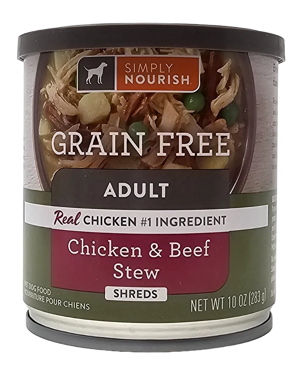 Simply Nourish Adult Chicken and Beef Stew Shreds Wet Dog Food 10oz Pack of 12 Whatnot Buy Sell Go Live