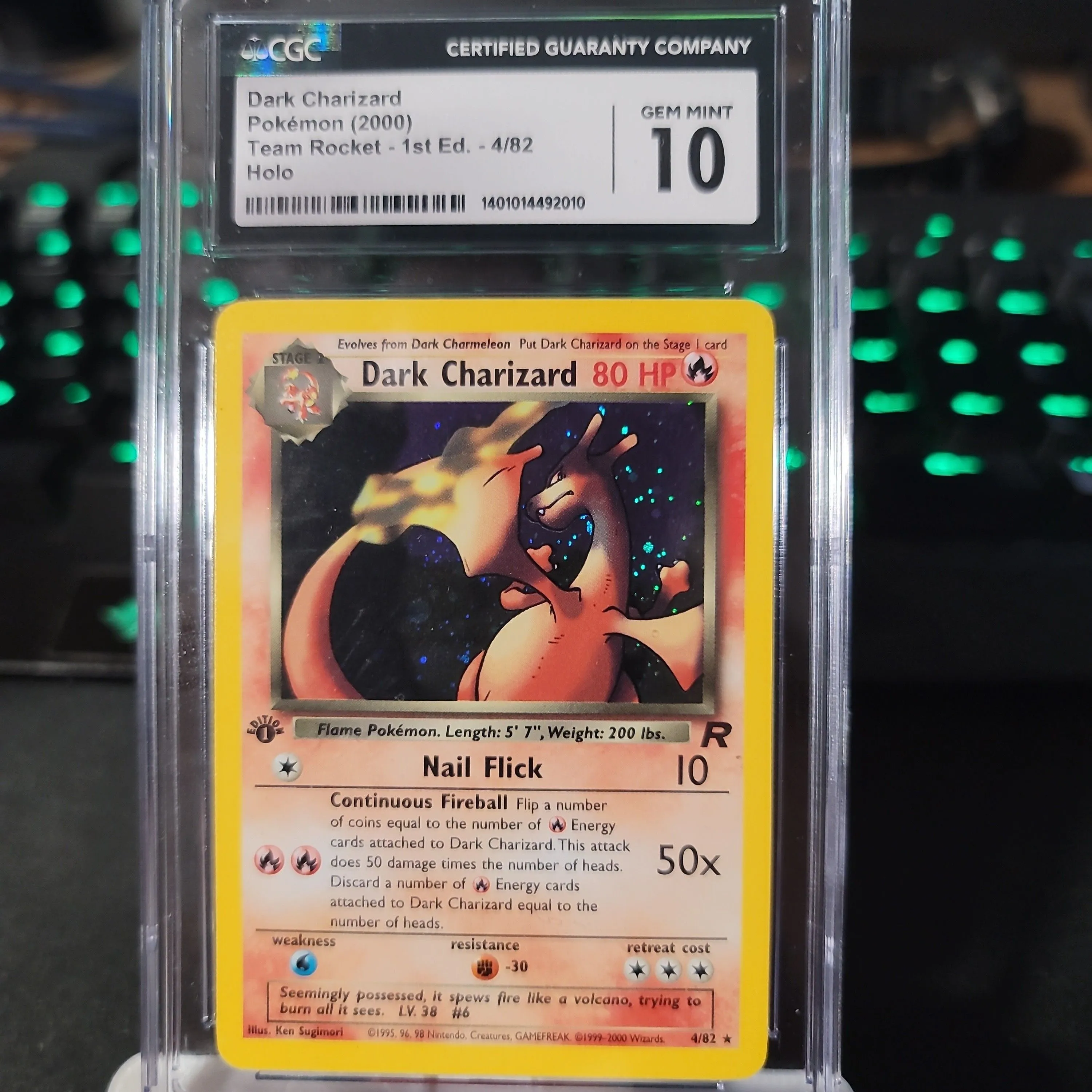 Pokemon Dark Charizard 4 CGC 6 store (German)