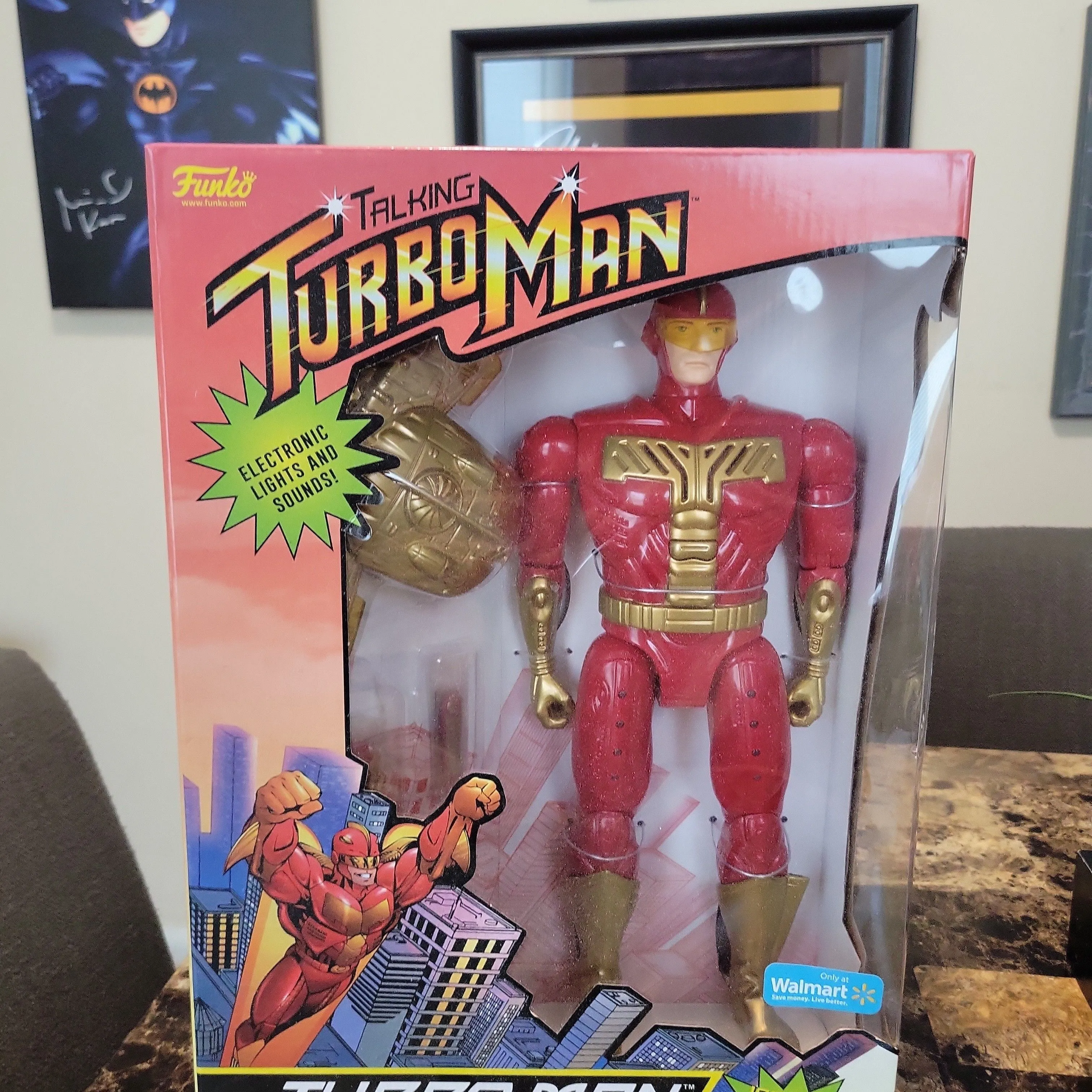 ターボマン人形Funko Turbo Man デラックス版 13.5インチ Funko Collectible Action Figure: Turbo Man with Lights and Sounds