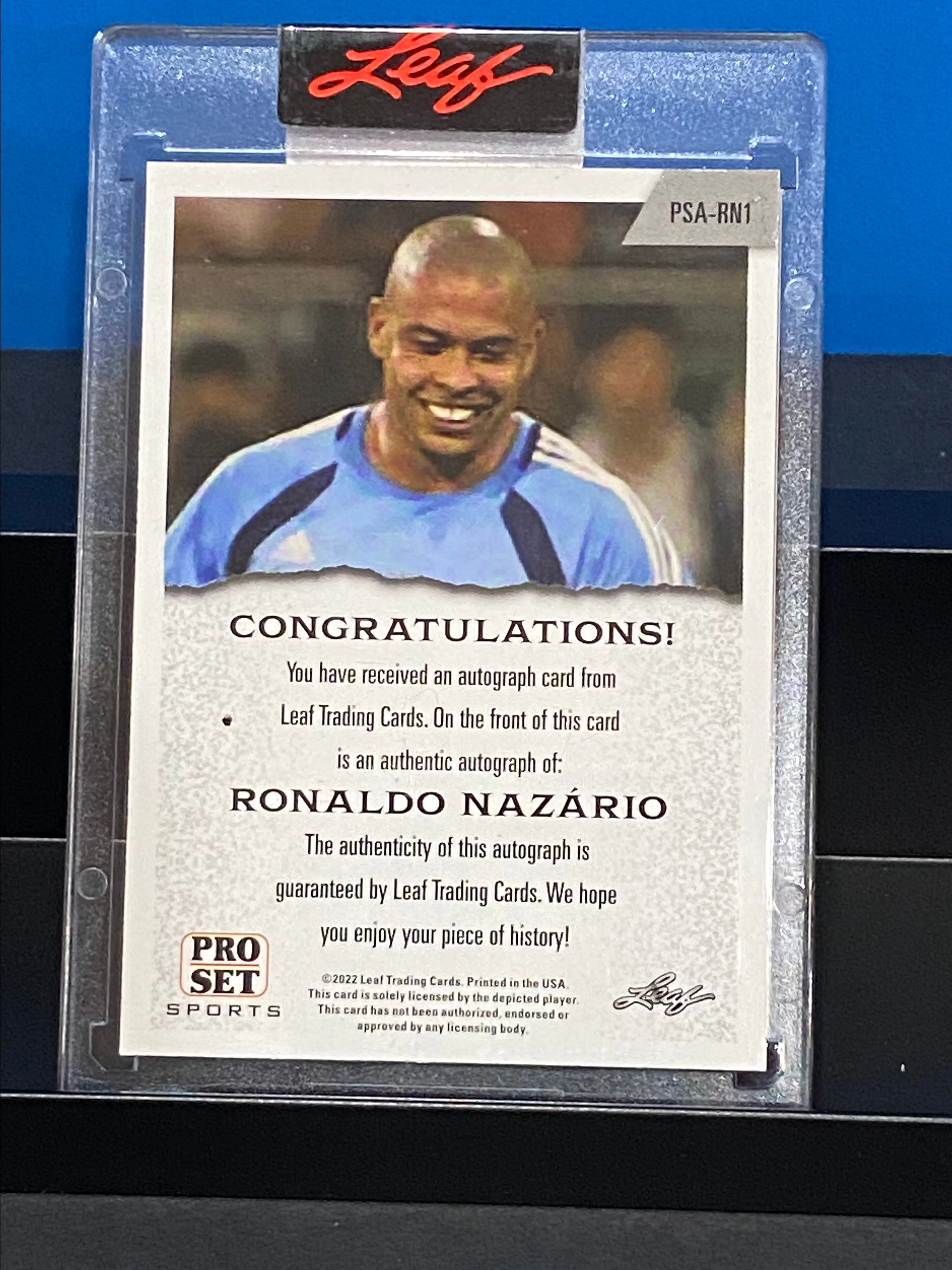 2022 Leaf Pro Set Ronaldo Nazario Auto Autograph; # 2/5 · Whatnot: Buy,  Sell & Go Live