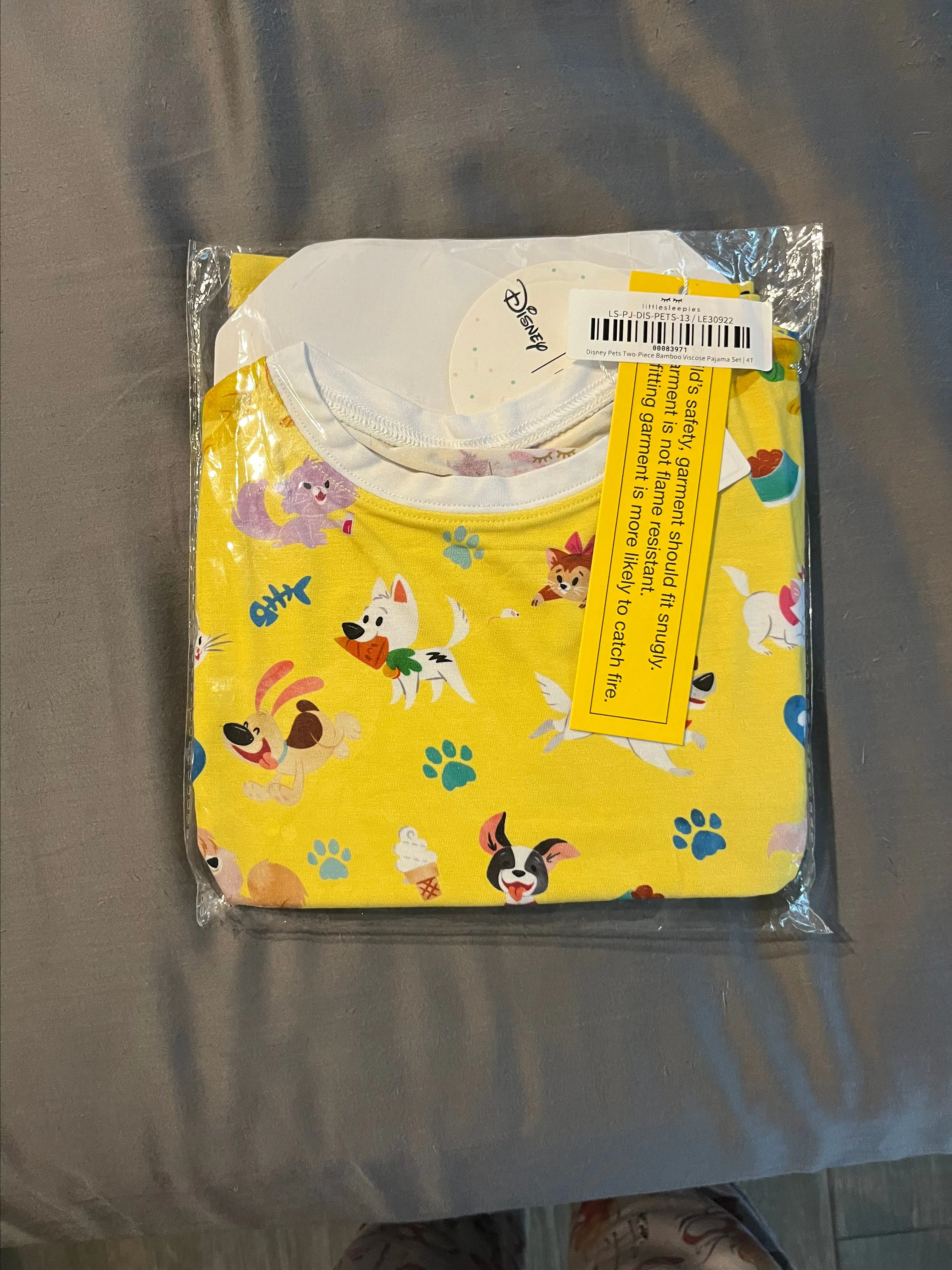 Sale Little Sleepies Disney Pets two piece pjs