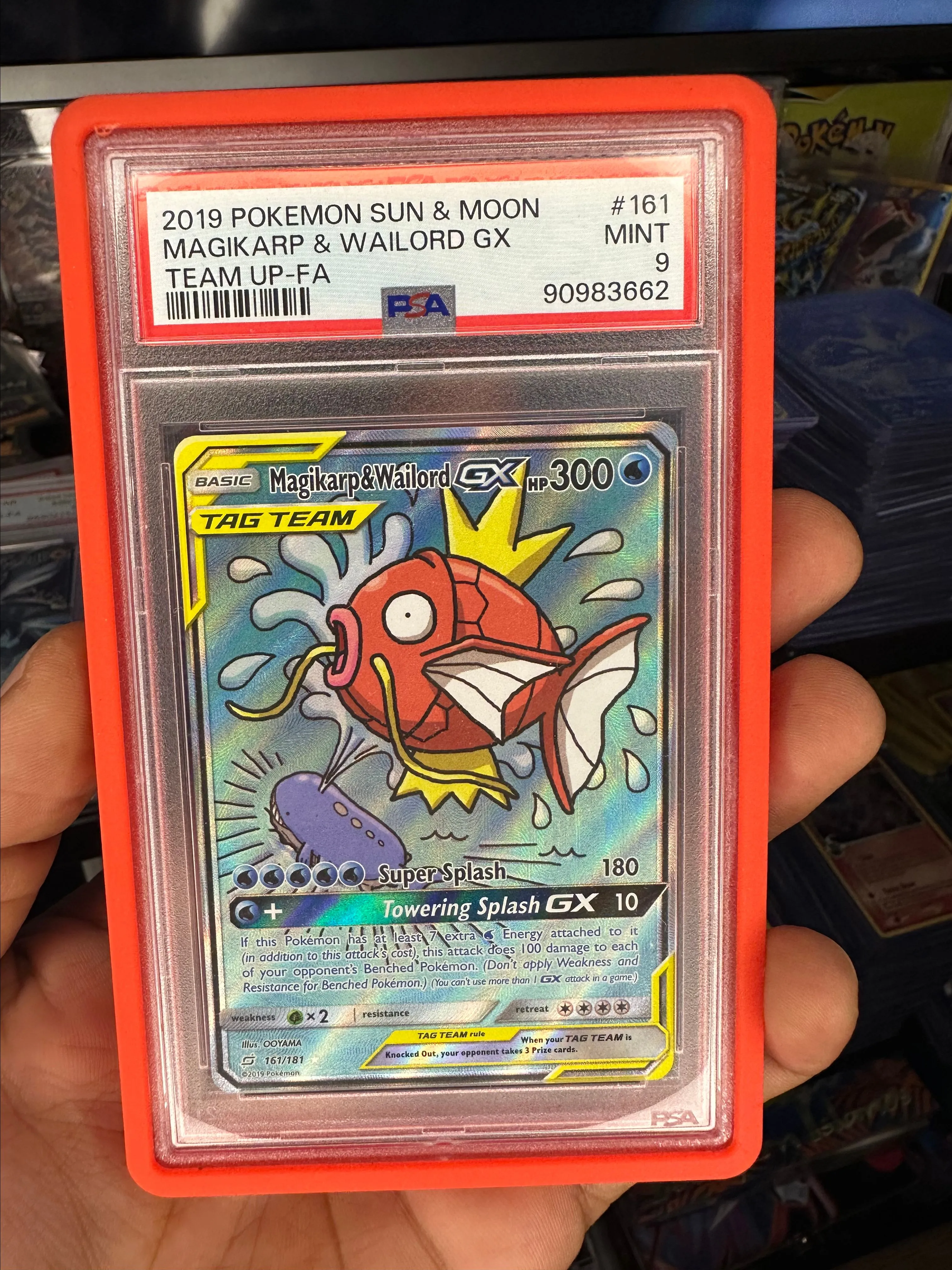 流行り の ブランド - 2025年おすすめのアイテム満載 Fa Up Team ART ALT #161 Gx Wailord & Magikarp 9 Whatnot · メンズウェア