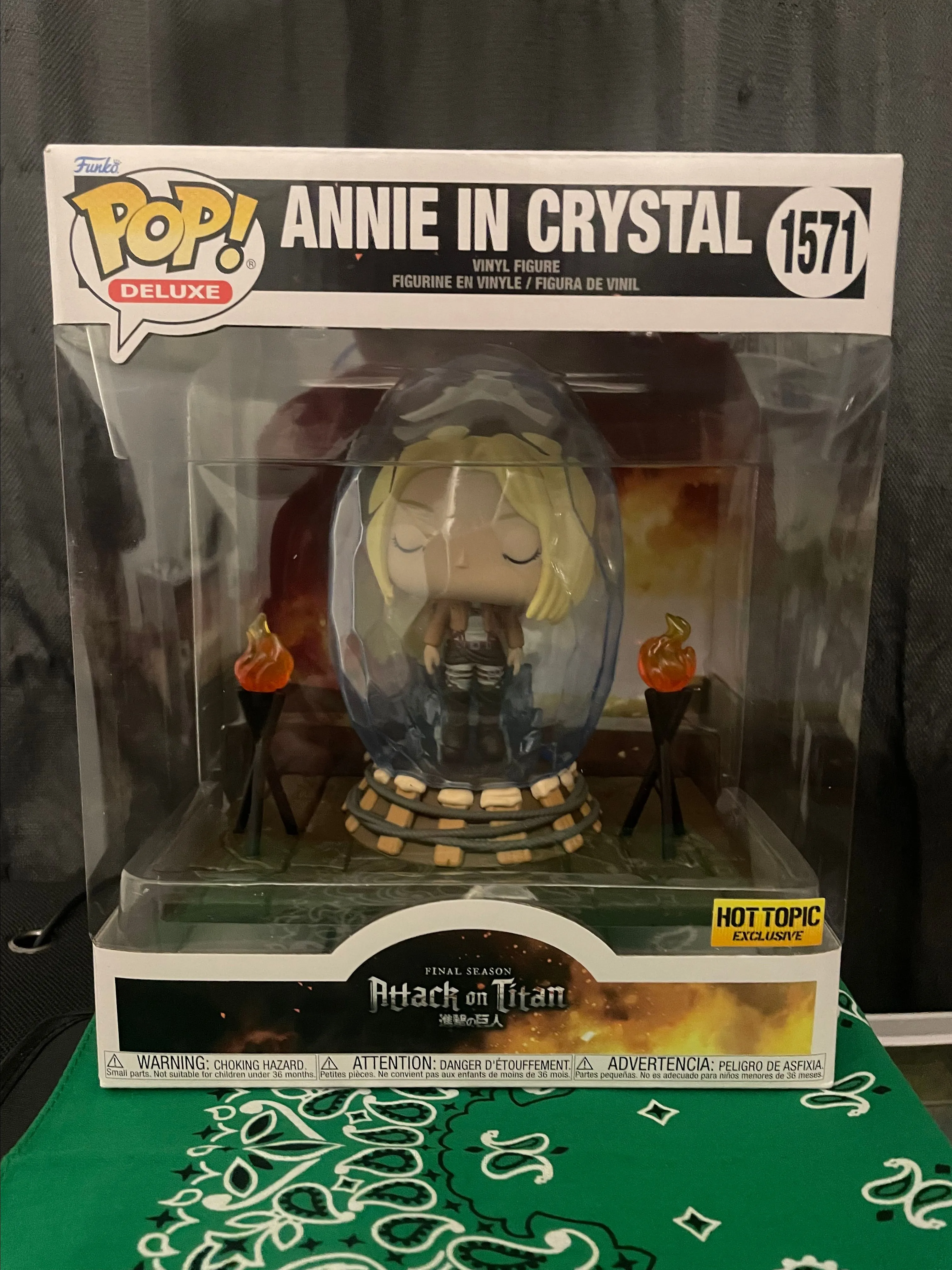 Funko Pop! Deluxe: Attack on Titan - Annie in Crystal - Hot Topic