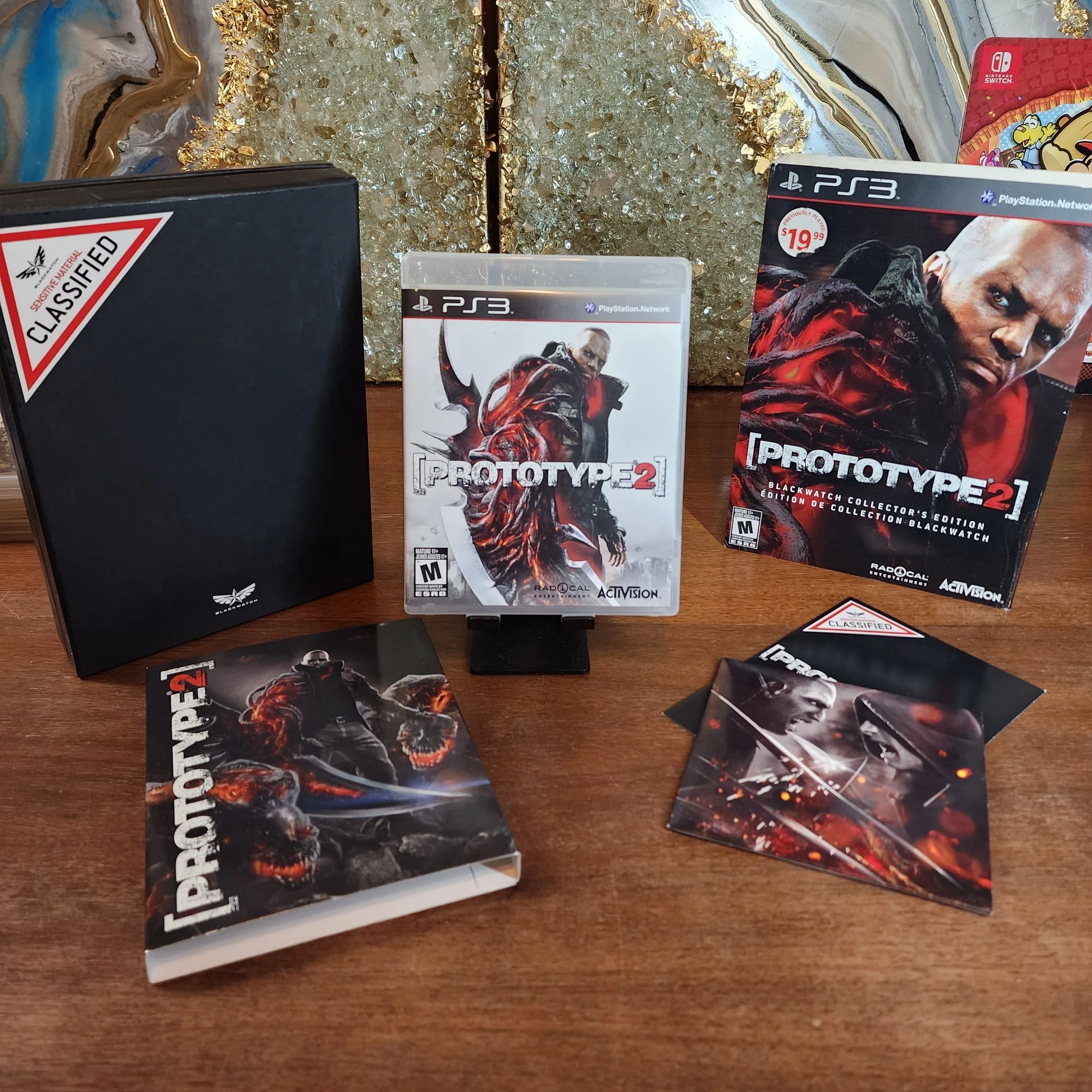 PS3 Prototype 2 Blackwatch Collectors Edition Game CIB