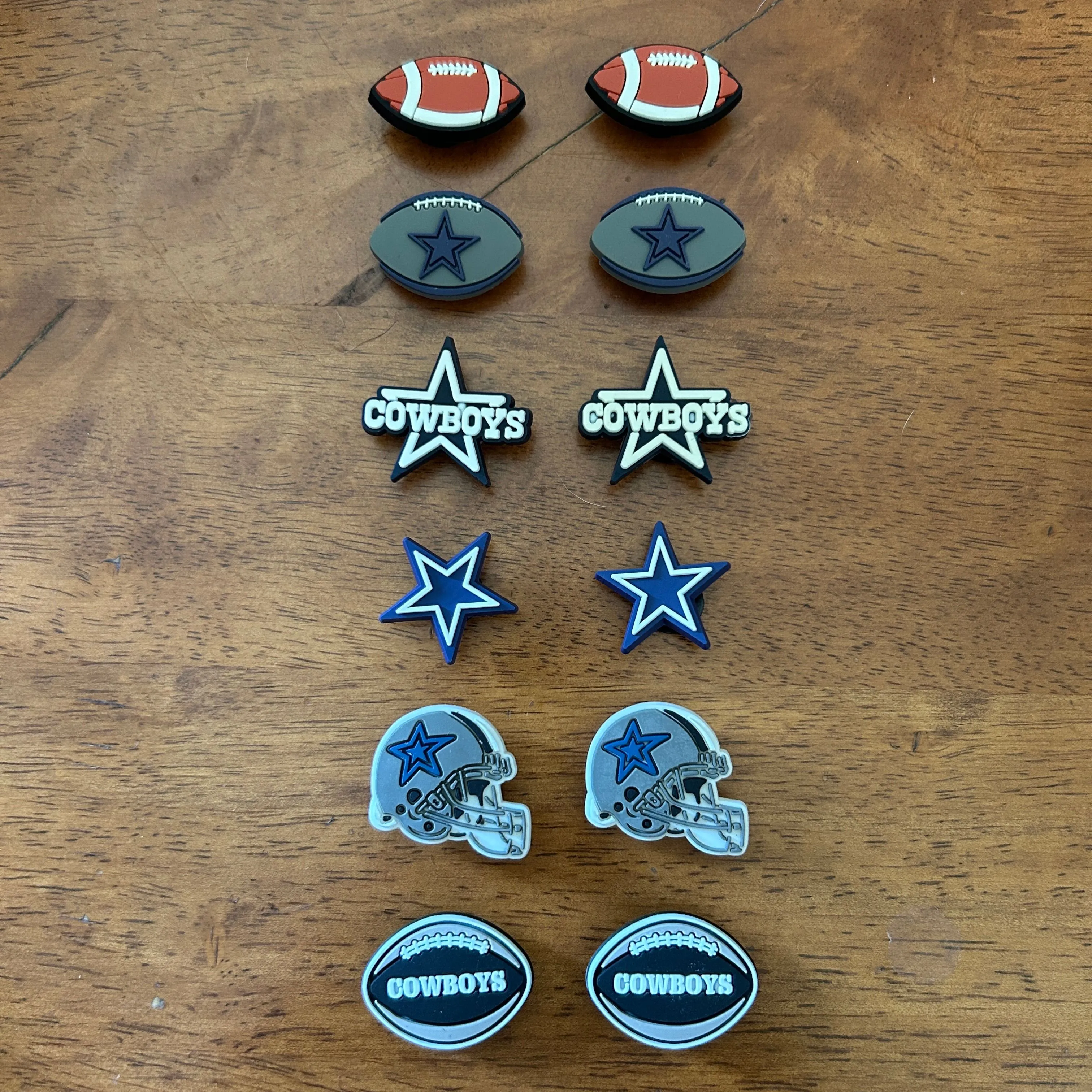 Dallas Cowboys Croc popular Charms