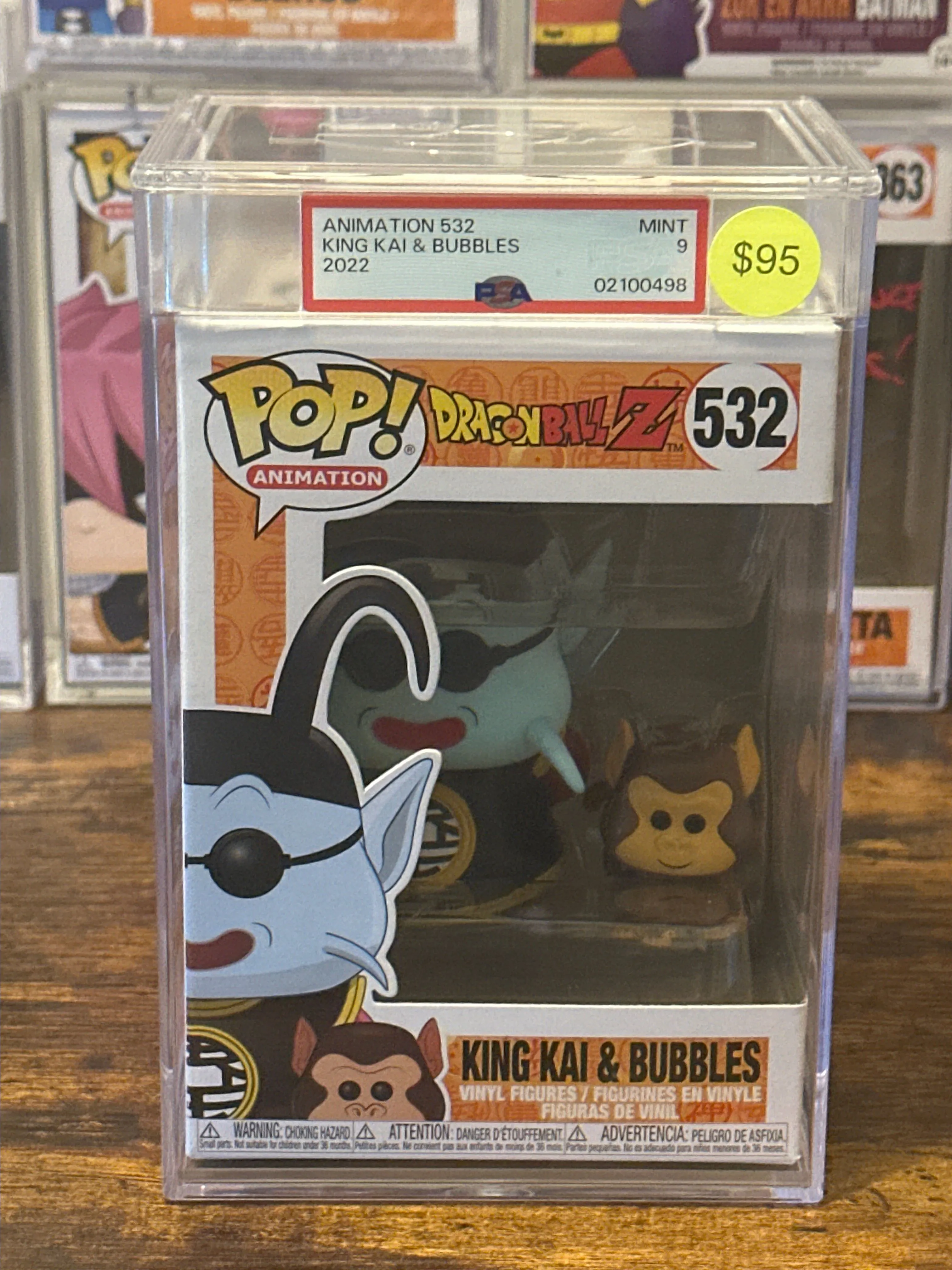 Animation: Dragonball Z - King Kai & Bubbles - #532 - PSA