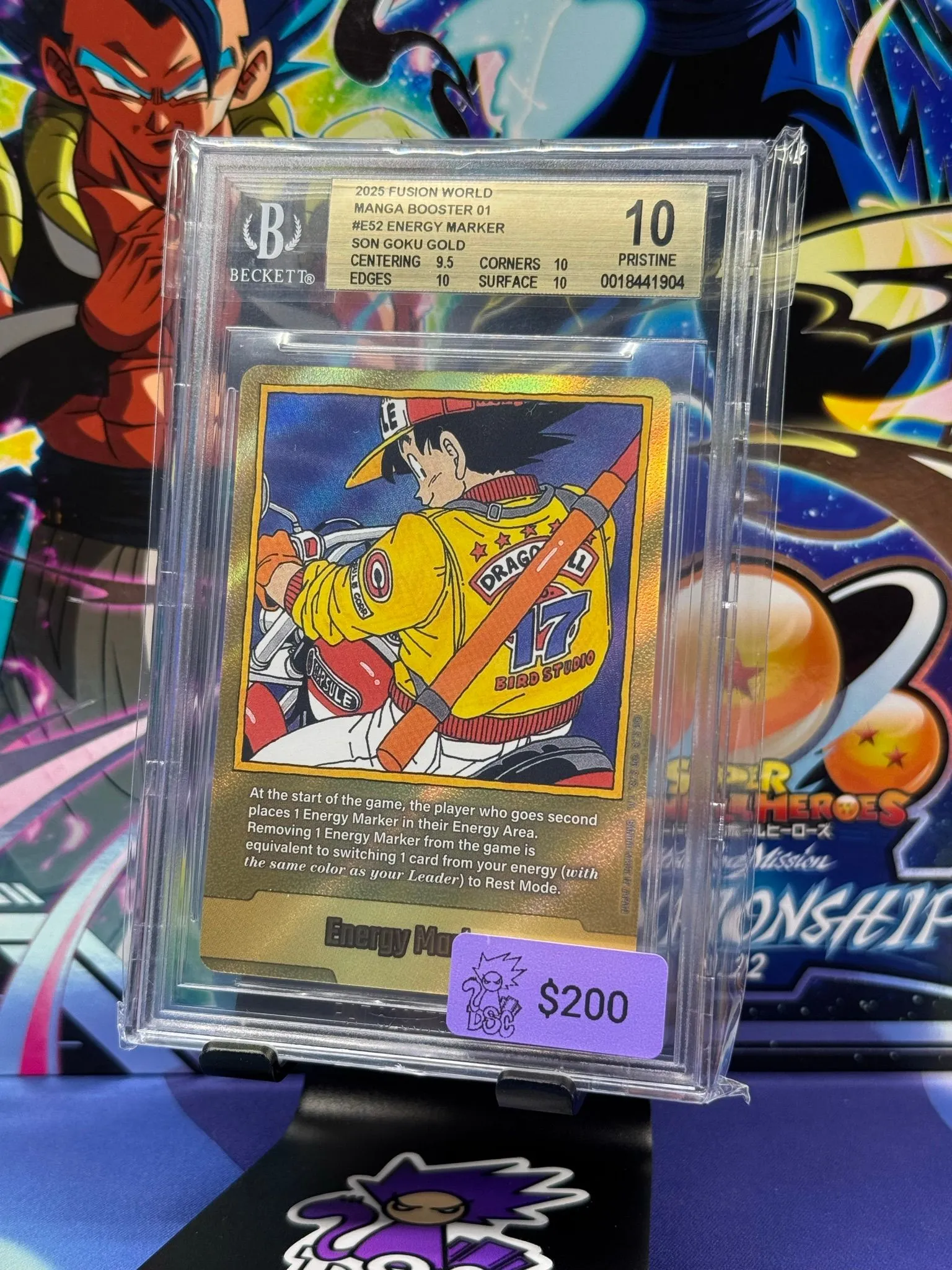 BLACK LABEL BGS 10 Frieza (JP) FS04-16 Alt Art With Guard