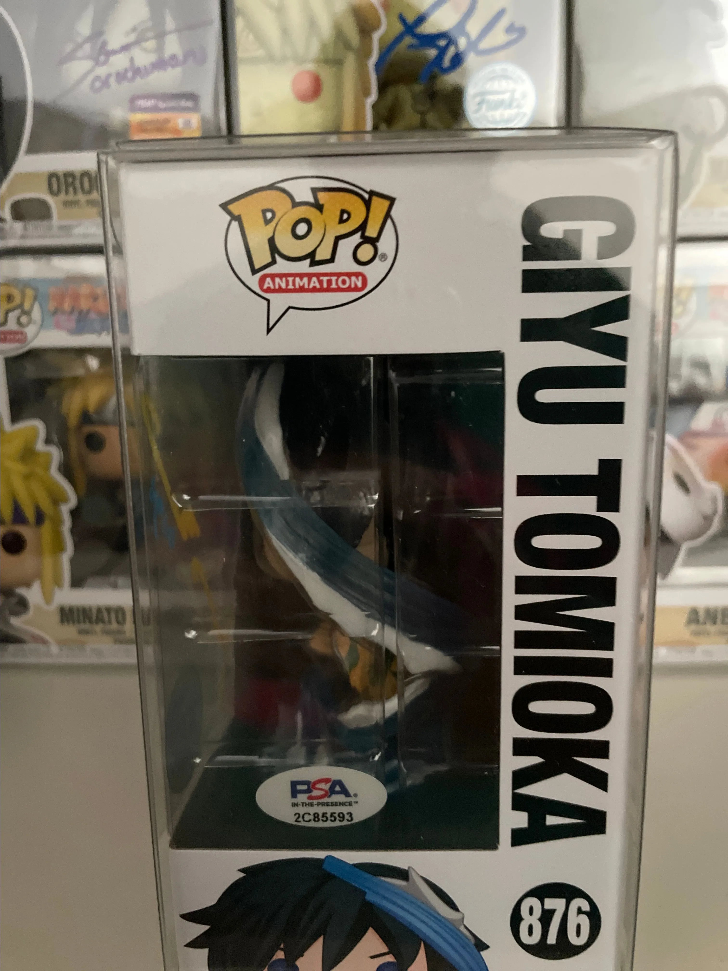 DEMON SLAYER PSA CERTIFIED SIGNED GIYU TOMIOKA FUNKO factory POP GEM MT 10