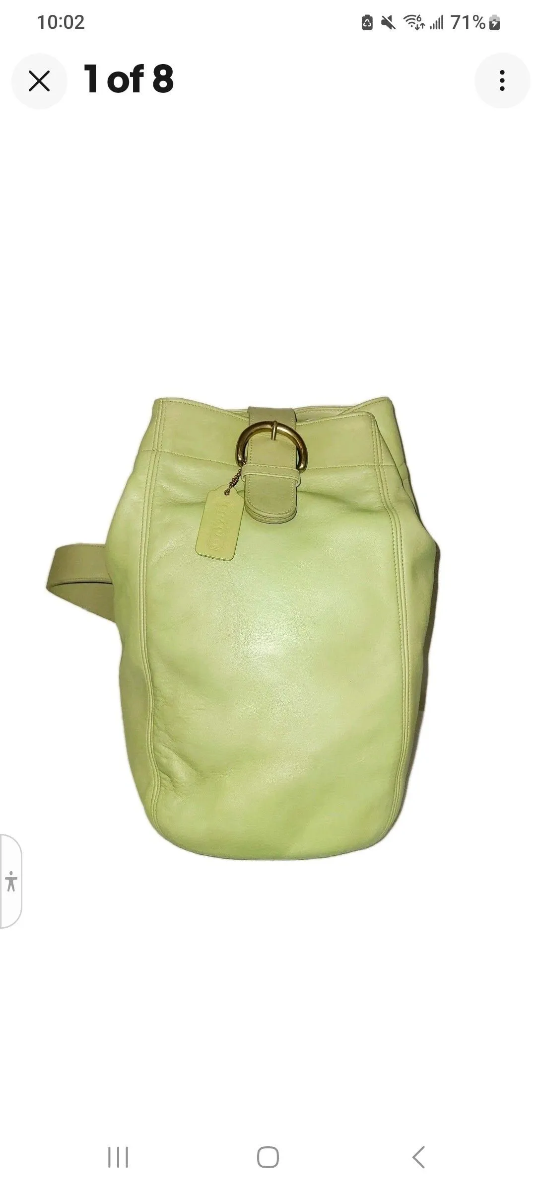 17-Coach denim Legacy Signature Shoulder Bag 10406 · Whatnot: Shop