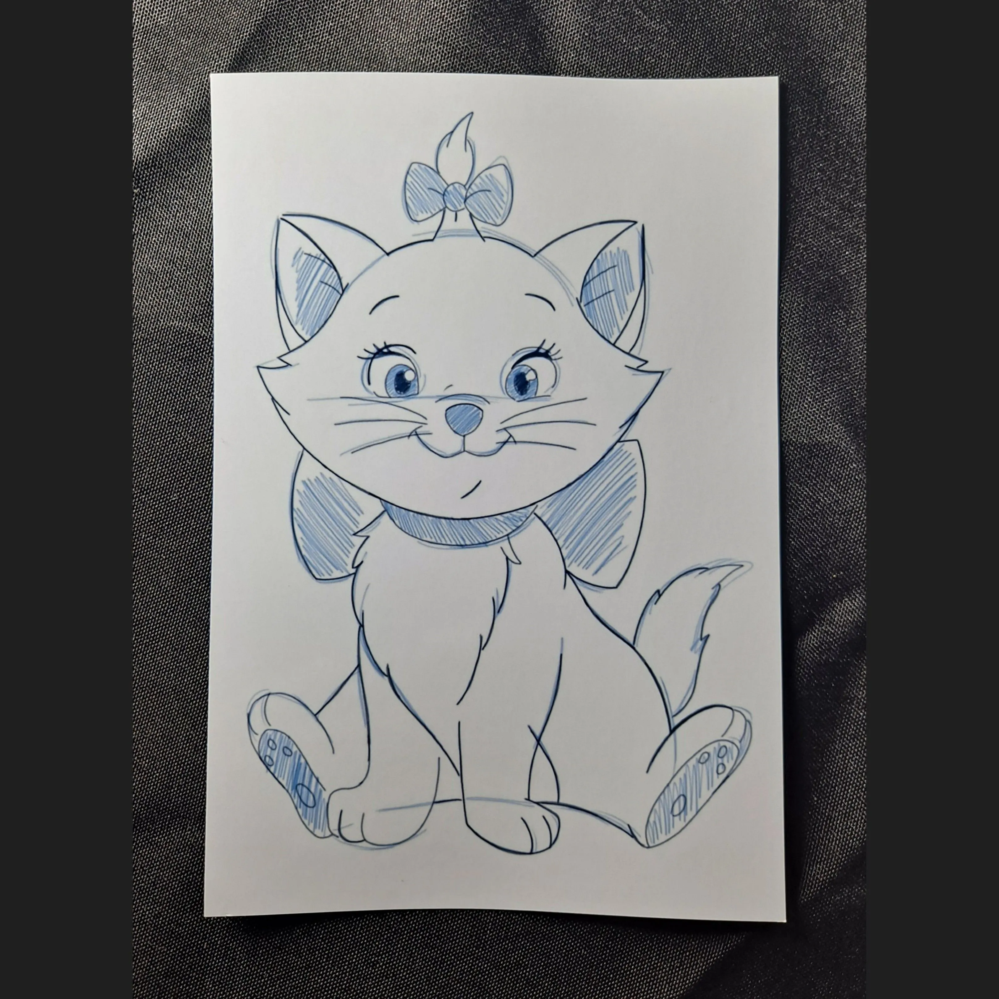 marie-aristocats-line-drawing