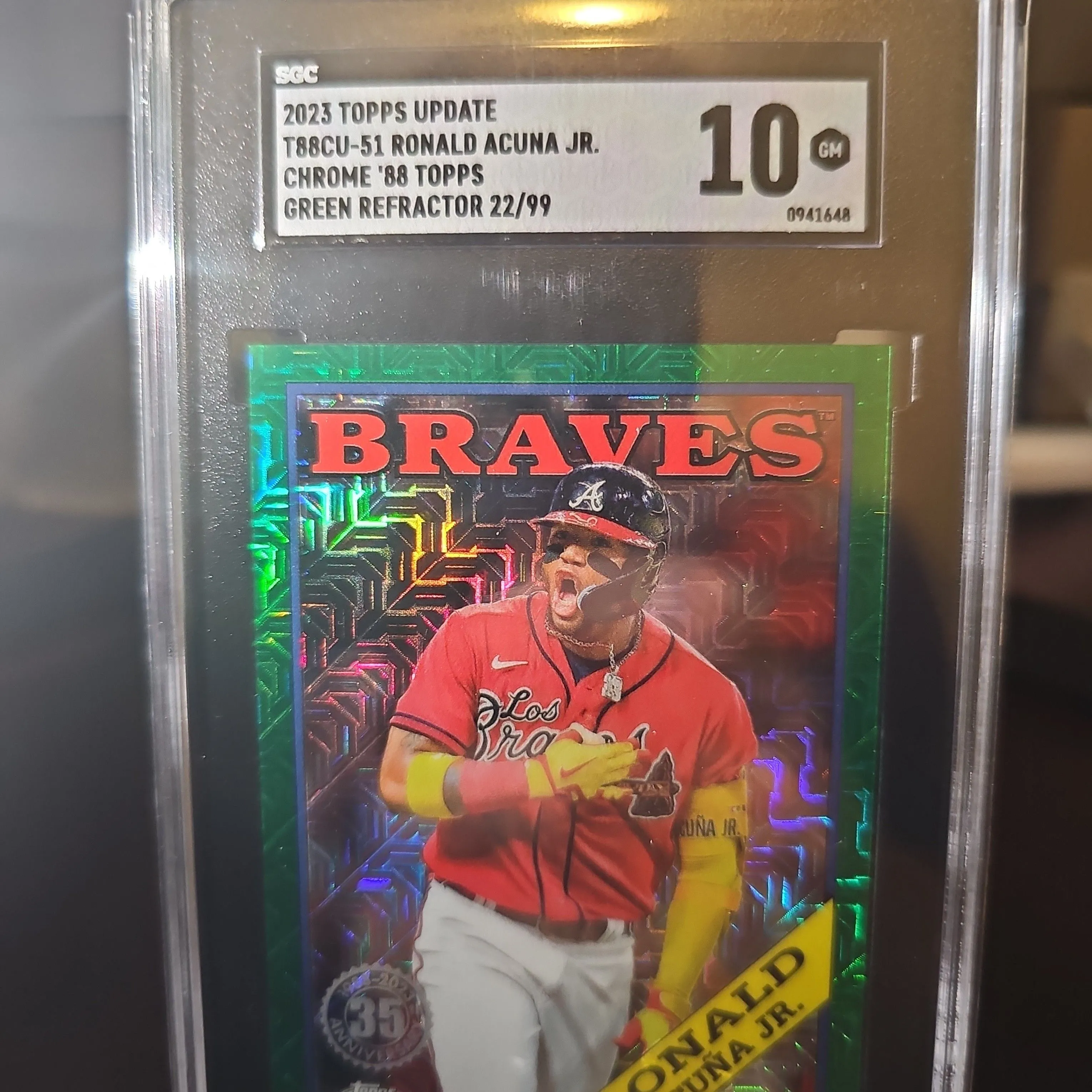 2018 Topps Chrome Debut store Ronald Acuña Jr. SGC 10