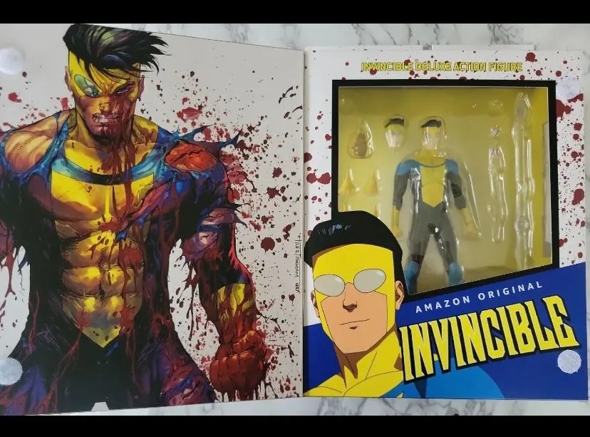 Invincible 1 newest Omni Man Virgin Whatnot Tyler Kirkham Mark Invincible Cartoon